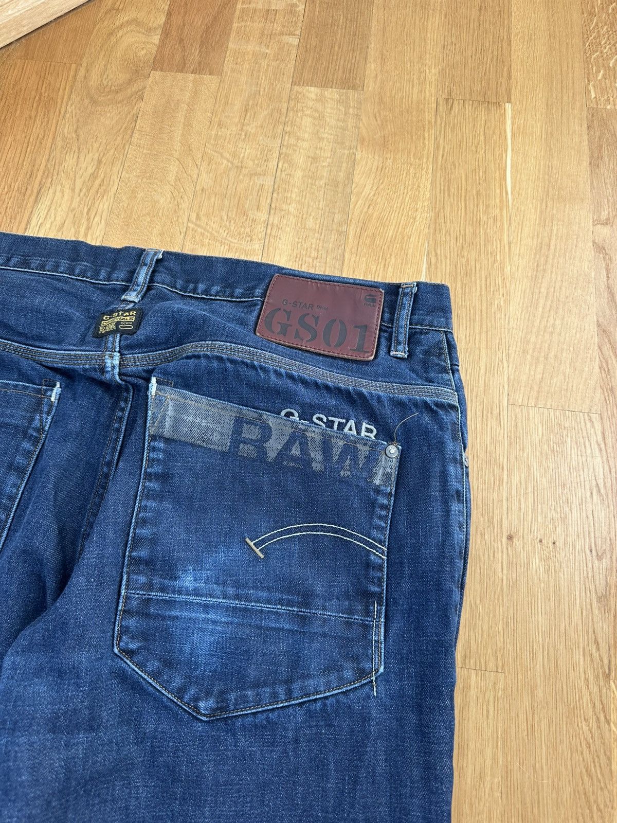 G-Star Vintage G-star Raw Denim Blue Jeans Bag Logo Fit 38/34 Size Size US 38 / EU 54 - 12 Thumbnail
