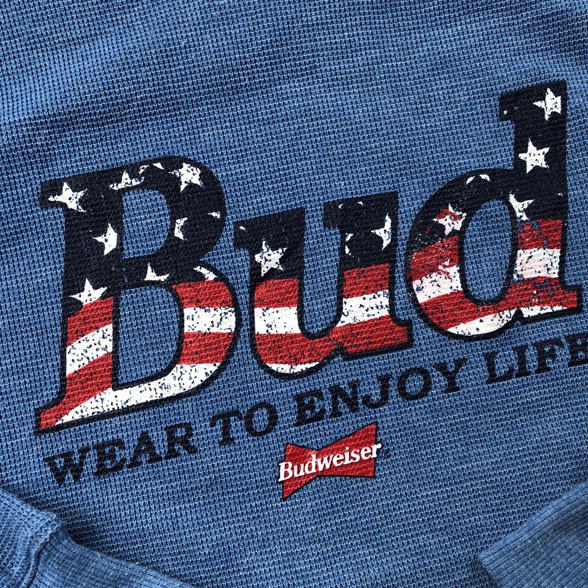 Budweiser BUDWEISER Big logo Printed Waffle Long Sleeve Shirt Size US M / EU 48-50 / 2 - 4 Thumbnail