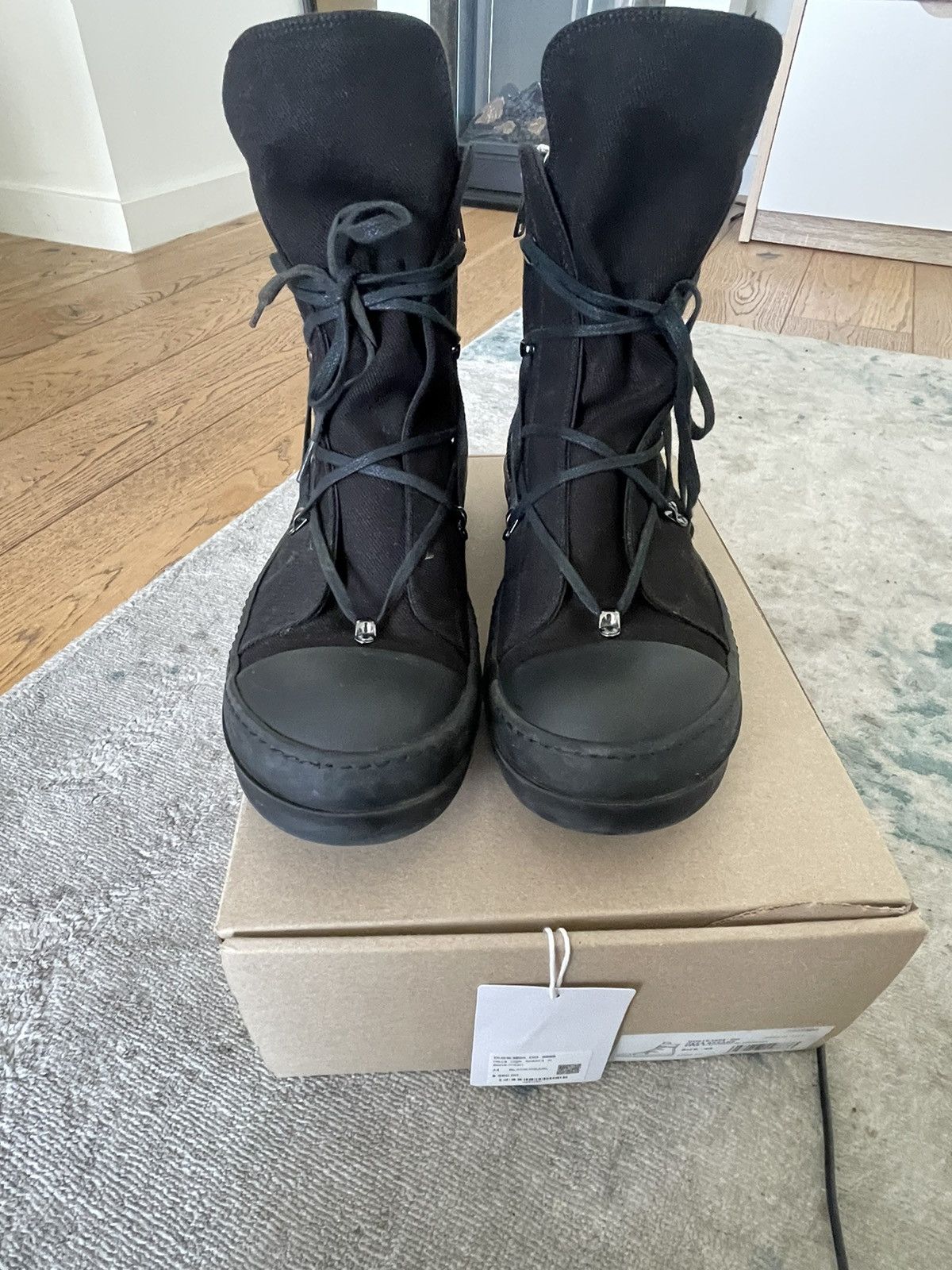Rick Owens Drkshdw Rick Owens DRKSHDW Hexagram Ramones Size US 11 / EU 44 - 2 Thumbnail