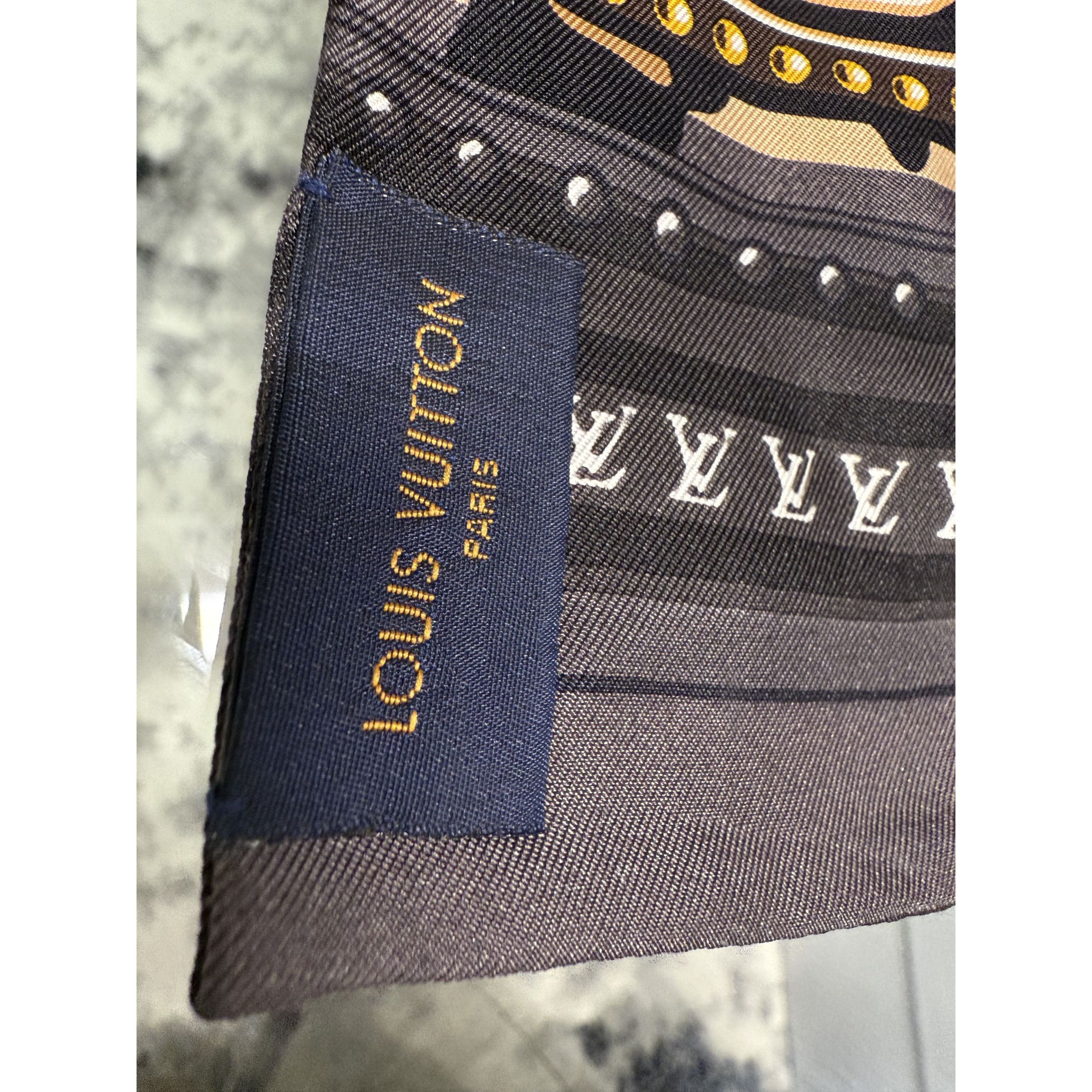 Louis Vuitton Louis Vuitton Monogram Jungle Bandeau Scarf 100% Silk Brown/ Size ONE SIZE - 5 Thumbnail
