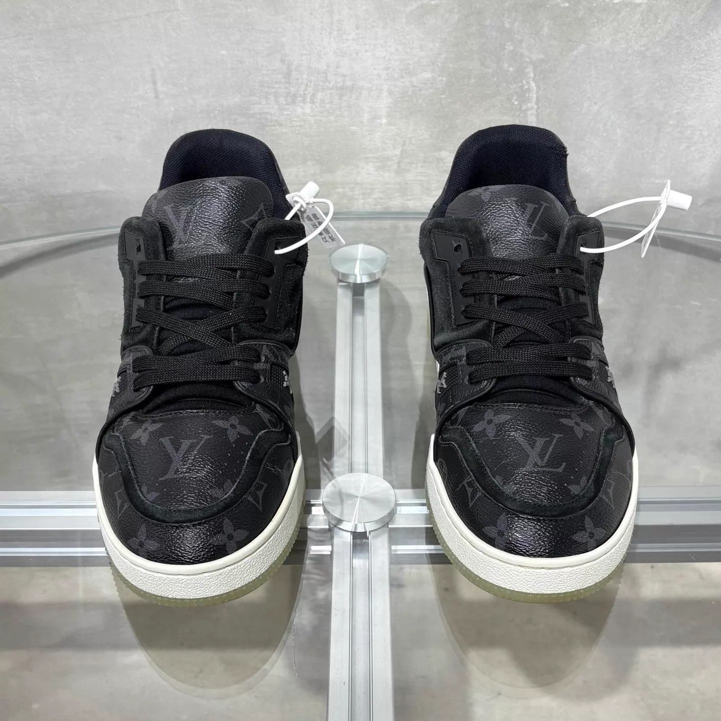 Louis Vuitton LV Trainer Black Monogram Men's UK7 41 Size US 8 / EU 41 - 1 Thumbnail
