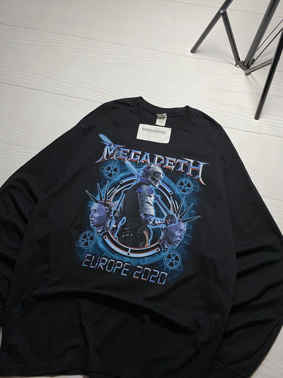 Megadeth Megadeth Dystopia Europe Toure 2020 longsleeve t shirt band Size US XL / EU 56 / 4 - 4 Thumbnail