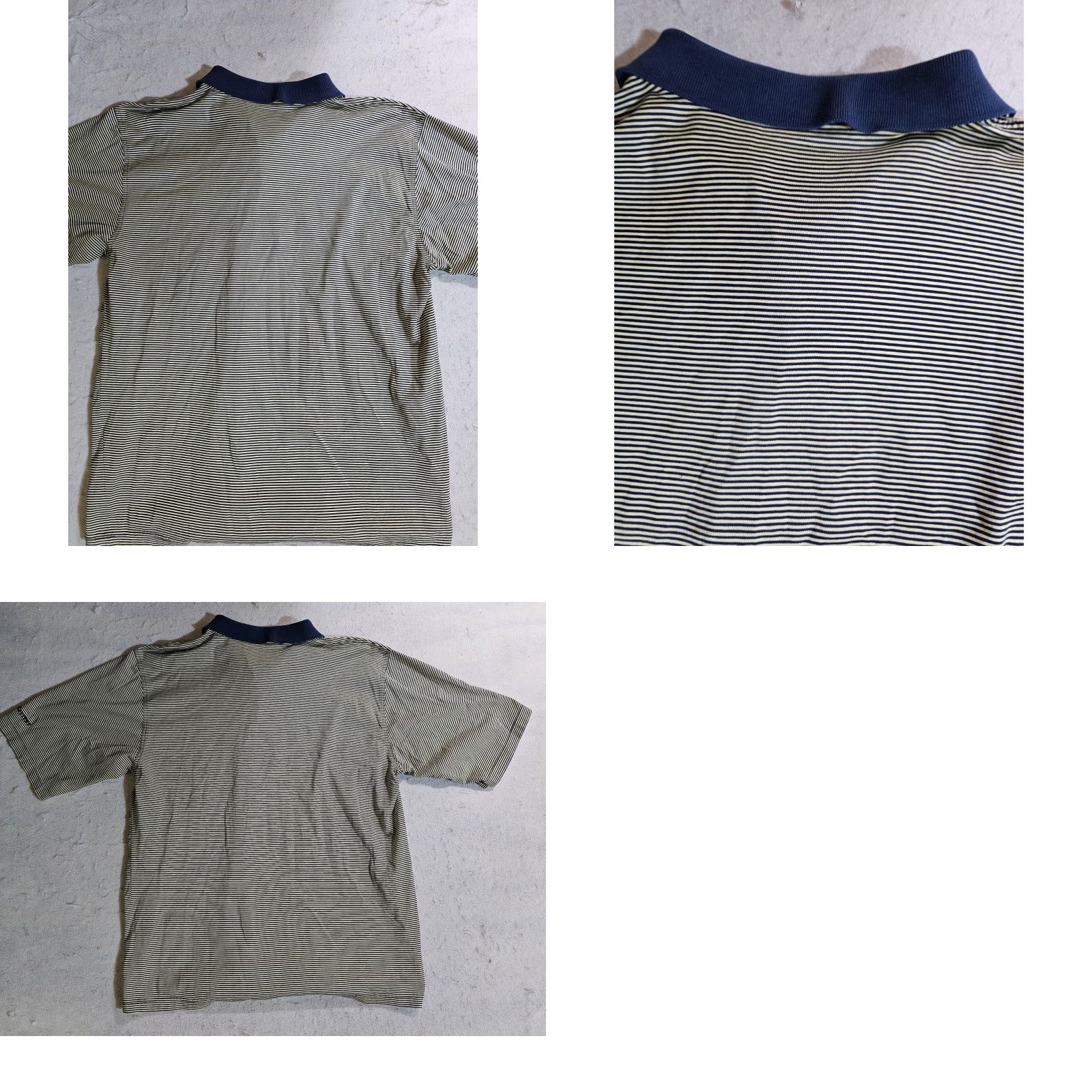 Vintage VINTAGE Masters Collection Augusta Logo Blue Striped Polo Golf Shirt Mens 2XL 2 Ply Size US XXL / EU 58 / 5 - 8 Thumbnail