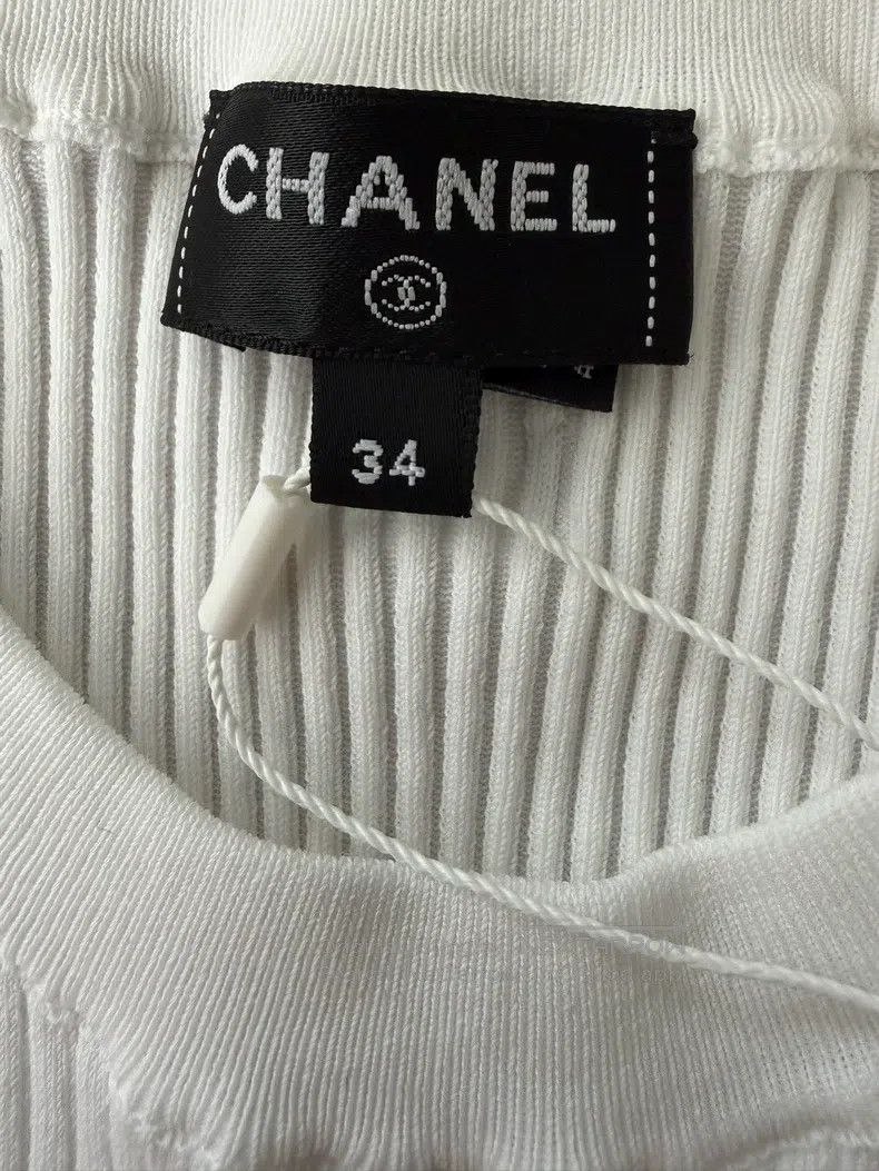 Chanel White love short sleeves