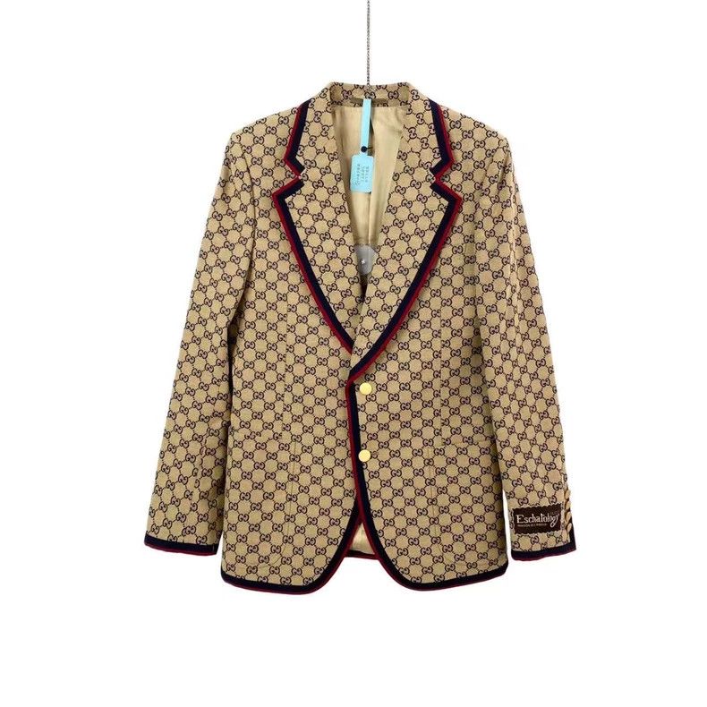 Gucci Gucci Vintage Printed Suit Jacket Size 48 - dmc | Grailed