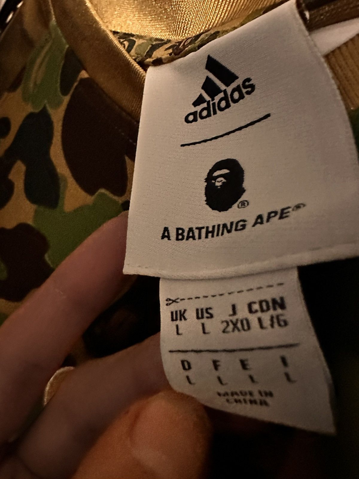 Adidas × Bape Bape x Adidas SB Jersey Size US L / EU 52-54 / 3 - 8 Thumbnail