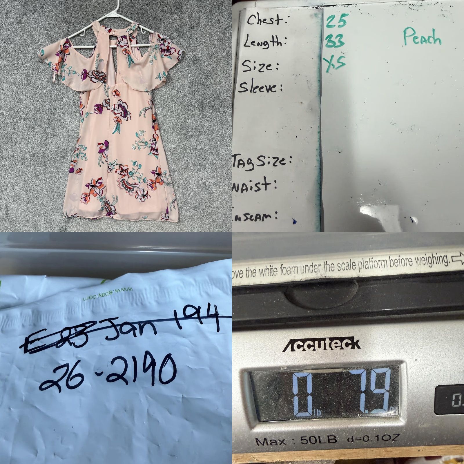 Vintage Candies Sundress XS Peach Floral Halter Cold Shoulder Chiffon Boho Summer Dress Womens XS Pink Floral Sundress Juniors Size XS / US 0-2 / IT 36-38 - 8 Thumbnail