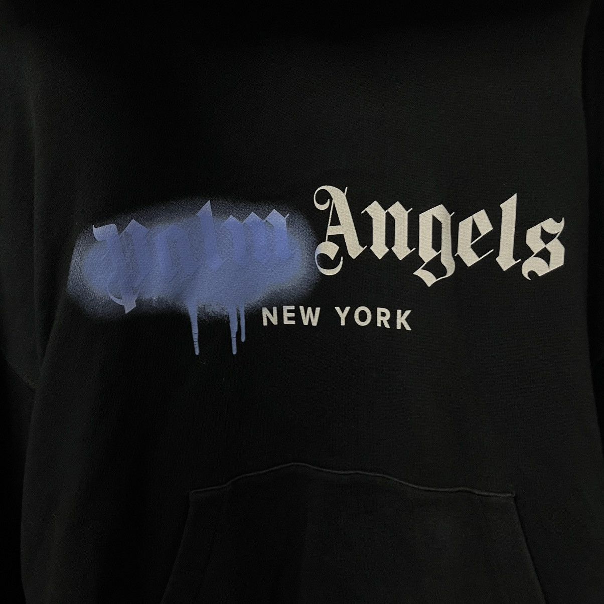 Palm Angels Palm Angels New York Sprayed Hoodie Size US L / EU 52-54 / 3 - 5 Thumbnail