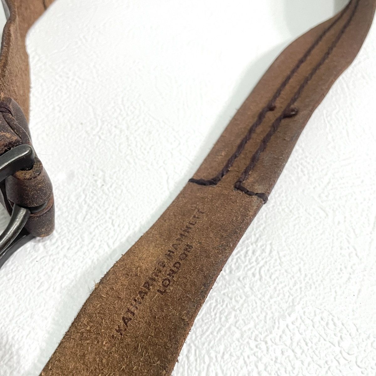 Katharine Hamnett London Vintage Katharine Hamnett Y2k leather belt Size ONE SIZE - 5 Thumbnail