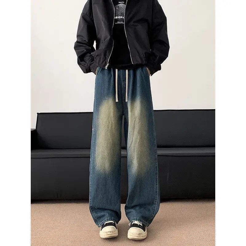 Japanese Brand Retro loose embroidered wide leg jeans Size US 32 / EU 48 - 4 Thumbnail