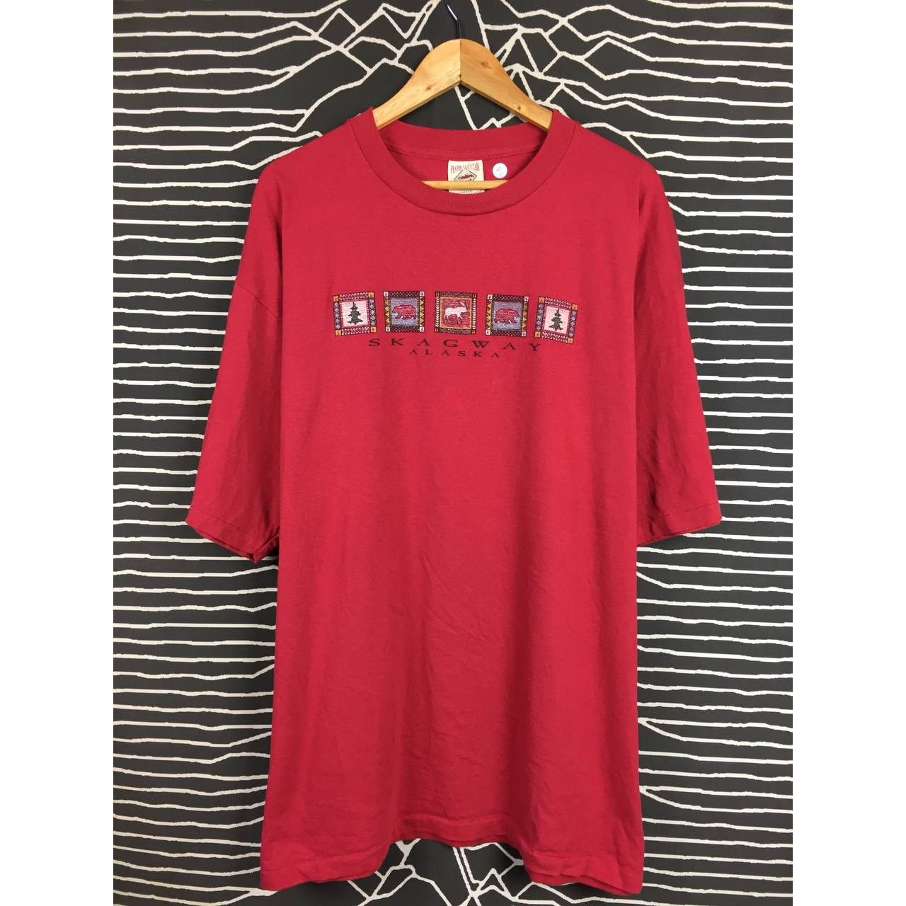 Habitat × Vintage Vtg 90s Prairie Mountain Skagway Alaska Made In Usa Tee Size US XXL / EU 58 / 5 - 1 Thumbnail