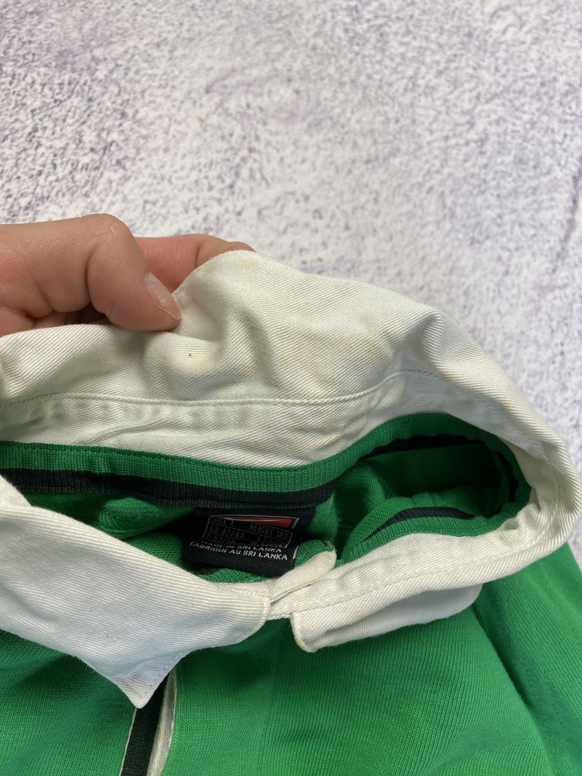 Nike × Vintage Vintage 1999 Nike Ireland Long Sleeve Rugby Shirt Size US L / EU 52-54 / 3 - 13 Thumbnail