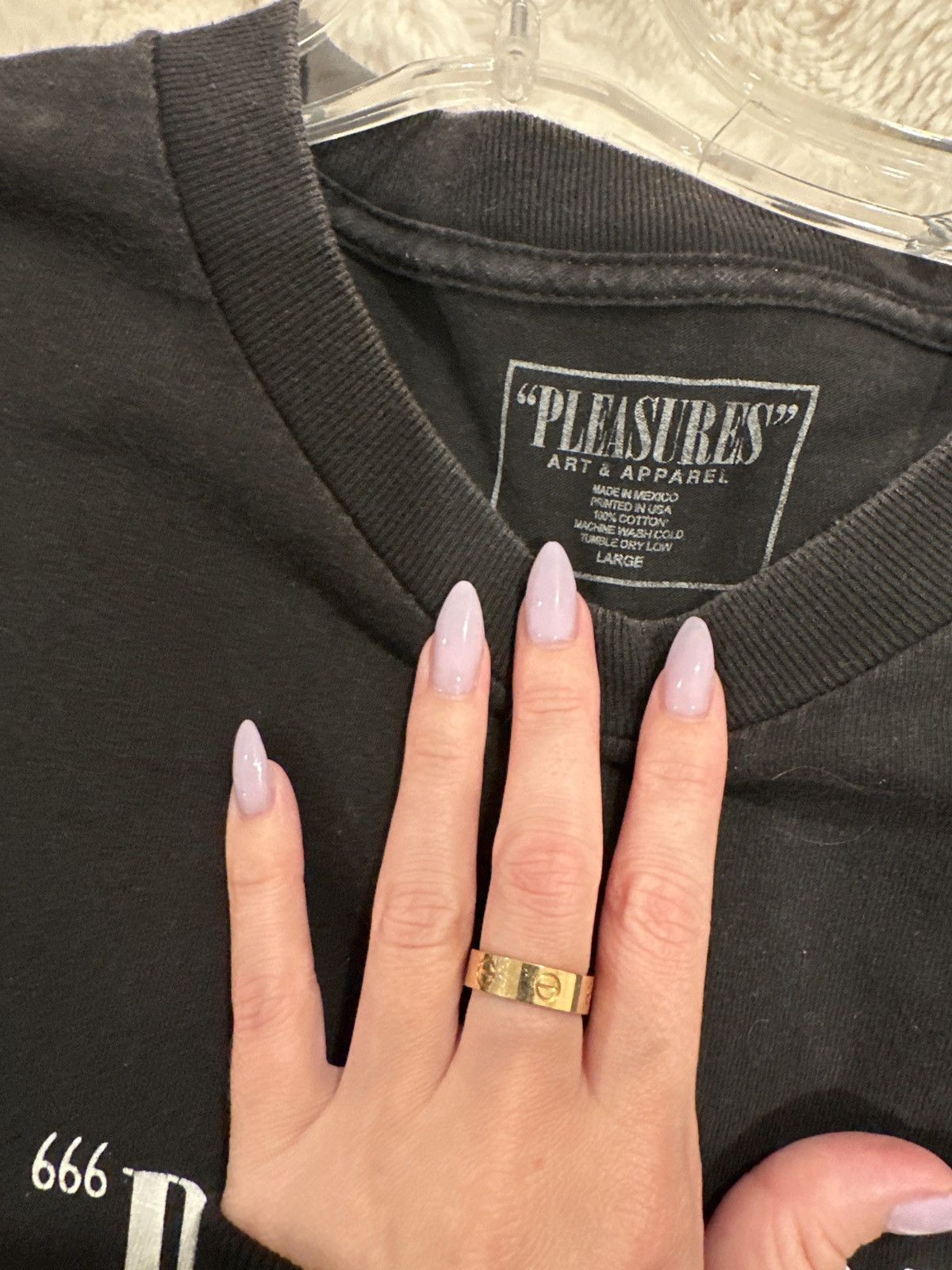 Pleasures pleasures t shirt Size US L / EU 52-54 / 3 - 2 Thumbnail