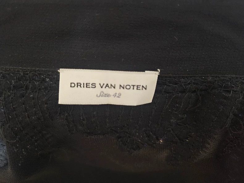 Dries Van Noten DRIES VAN NOTEN size:42 Tattooed beaded semi-transparent s Size L / US 10 / IT 46 - 5 Thumbnail