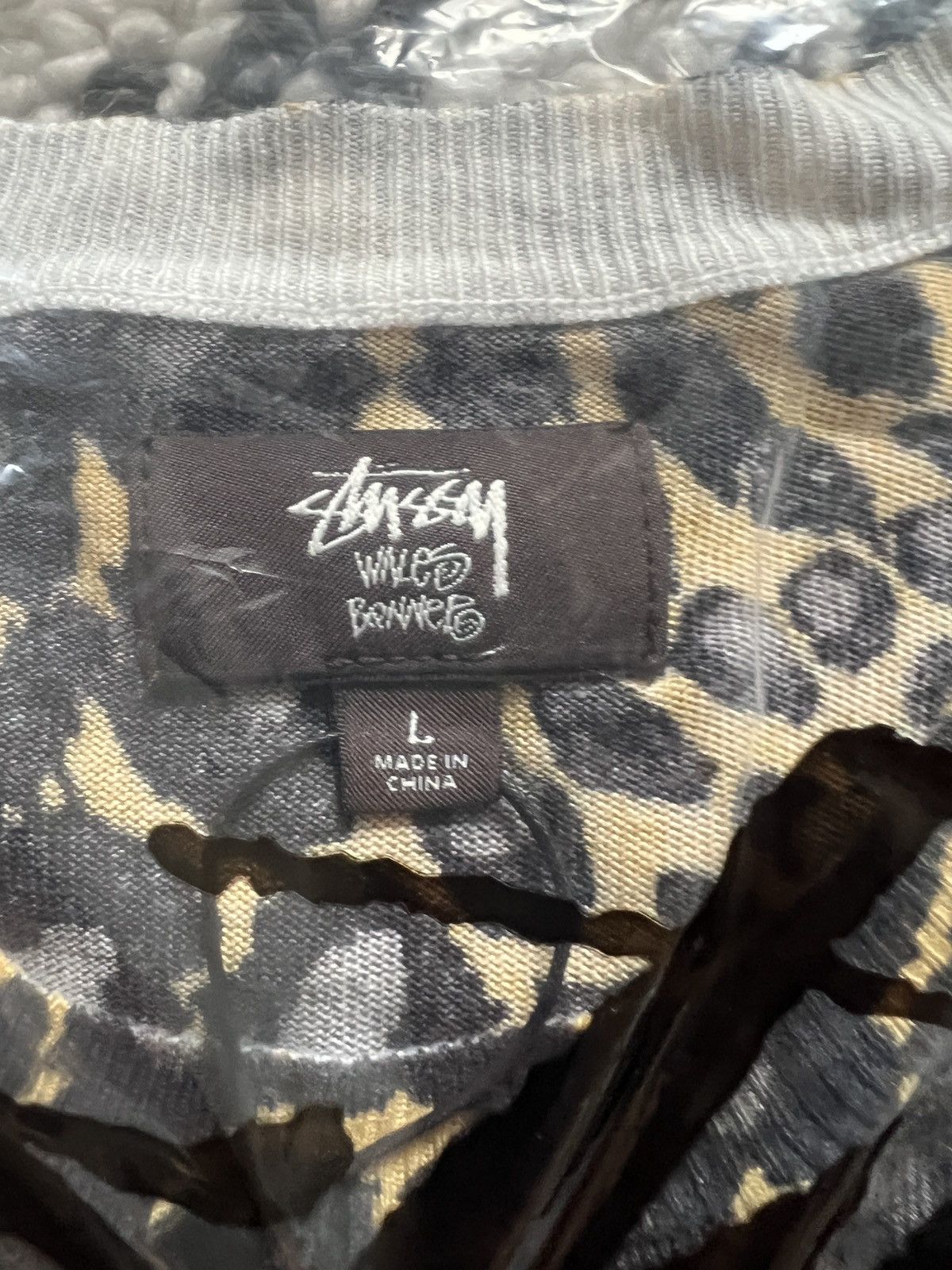 Stussy NEW Stussy x Wales Bonner Leopard Sweater Size Large Golden Size US L / EU 52-54 / 3 - 3 Thumbnail