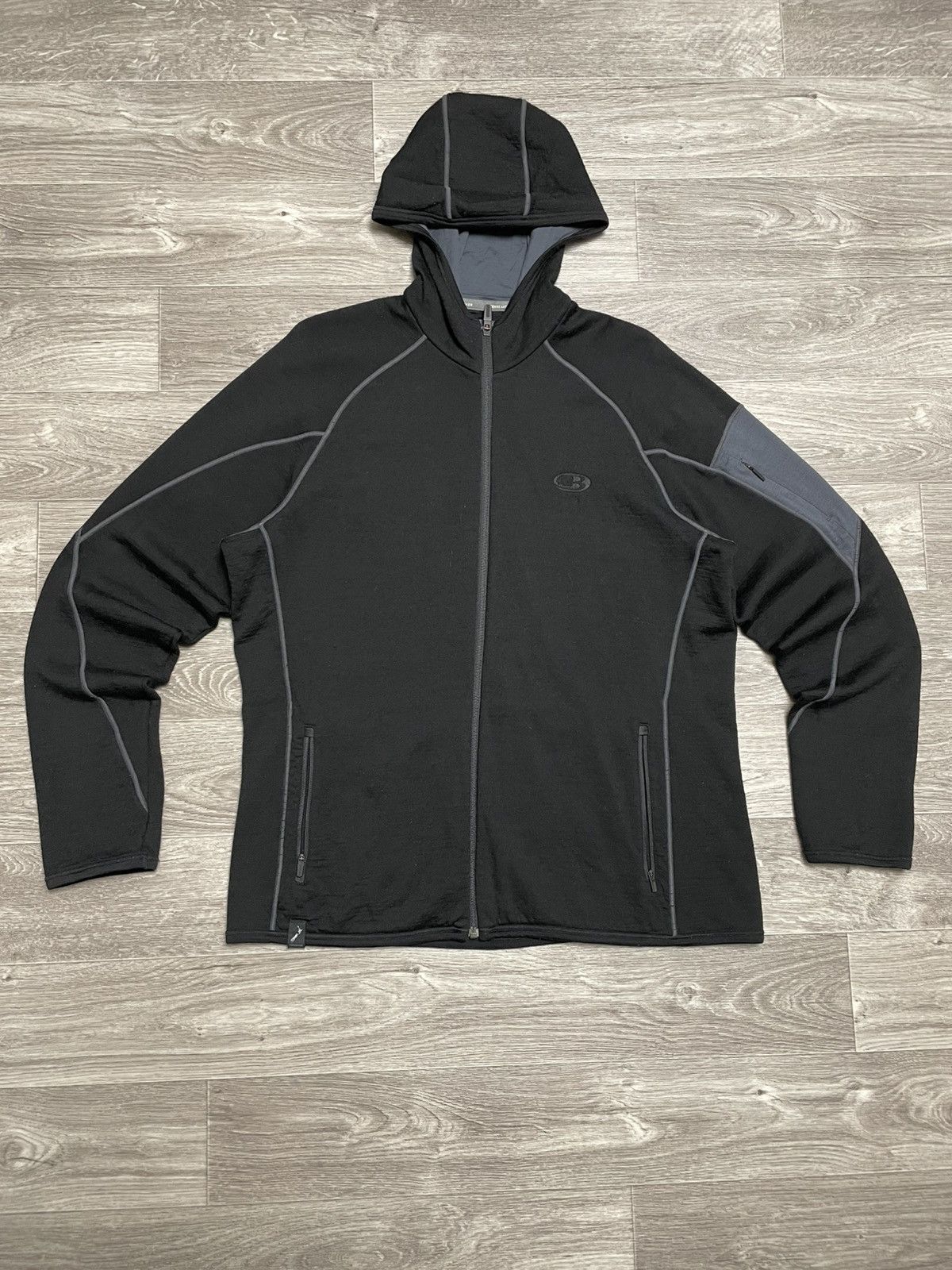 Icebreaker Icebreaker Merino Wool GT Quantum Hooded Full Zip Jacket Size US XL / EU 56 / 4 - 1 Thumbnail