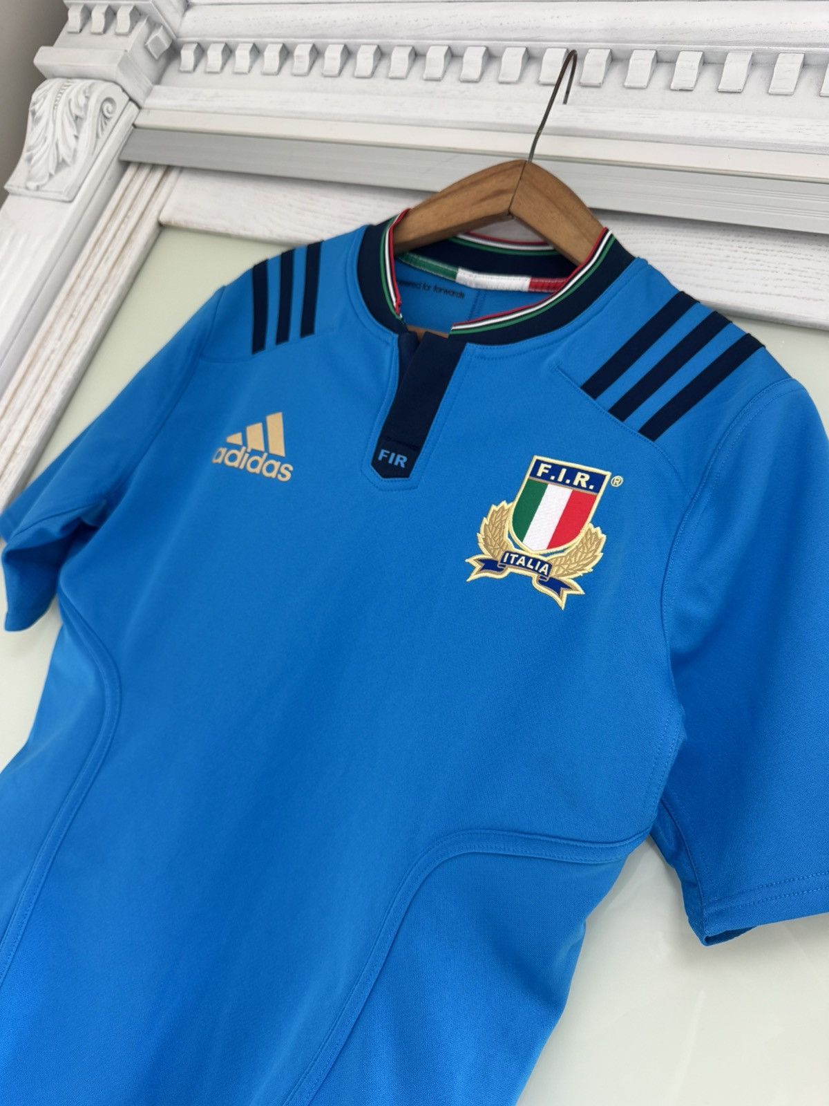 Adidas Italy 2015-2016 Player Issue Rugby Jersey Football Kit Size US XL / EU 56 / 4 - 5 Thumbnail