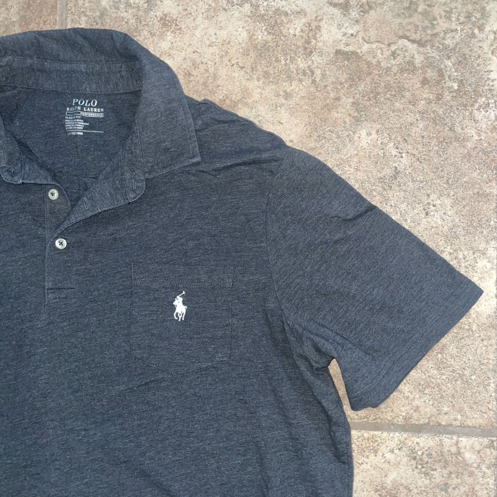 Polo Ralph Lauren Polo Ralph Lauren Polo Golf Mens L Gray Classic Fit Shirt Size US L / EU 52-54 / 3 - 2 Thumbnail