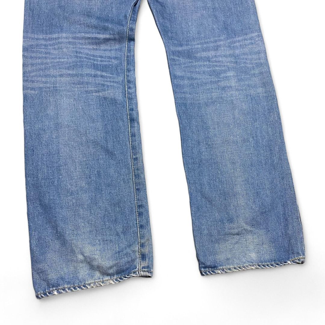 Bape A Bathing Ape (BAPE) - S Embroidered Baggy Jeans Light Blue Size US 30 / EU 46 - 12 Thumbnail