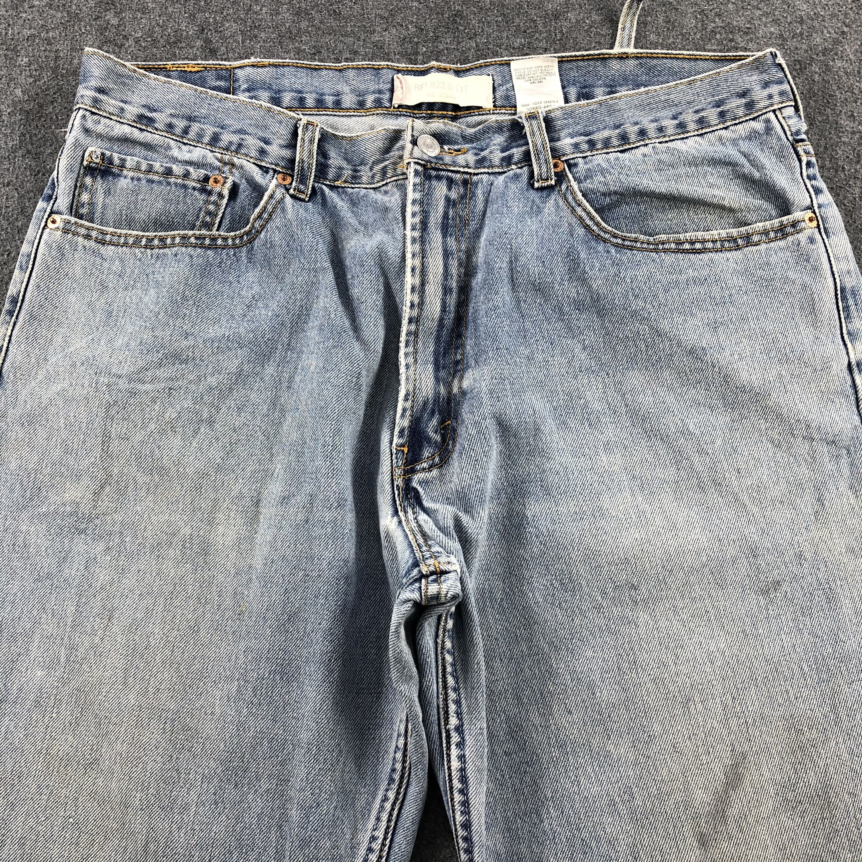 Levi's × Vintage Vintage 90s Light Wash Levis 550 Jeans-JM1849 Size US 38 / EU 54 - 3 Thumbnail