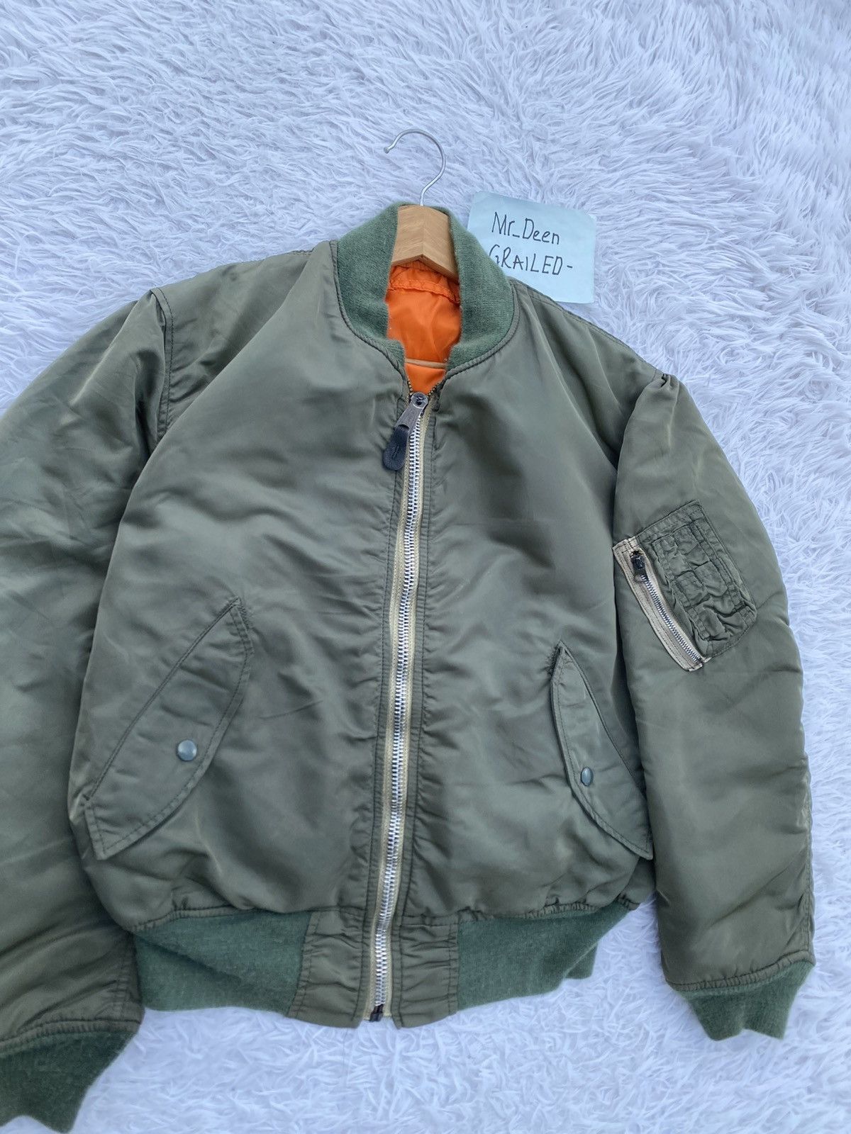 Alpha Industries RARE VINTAGE ALPHA INDUSTRIES MA1 BOMBER JACKET Size US M / EU 48-50 / 2 - 6 Thumbnail
