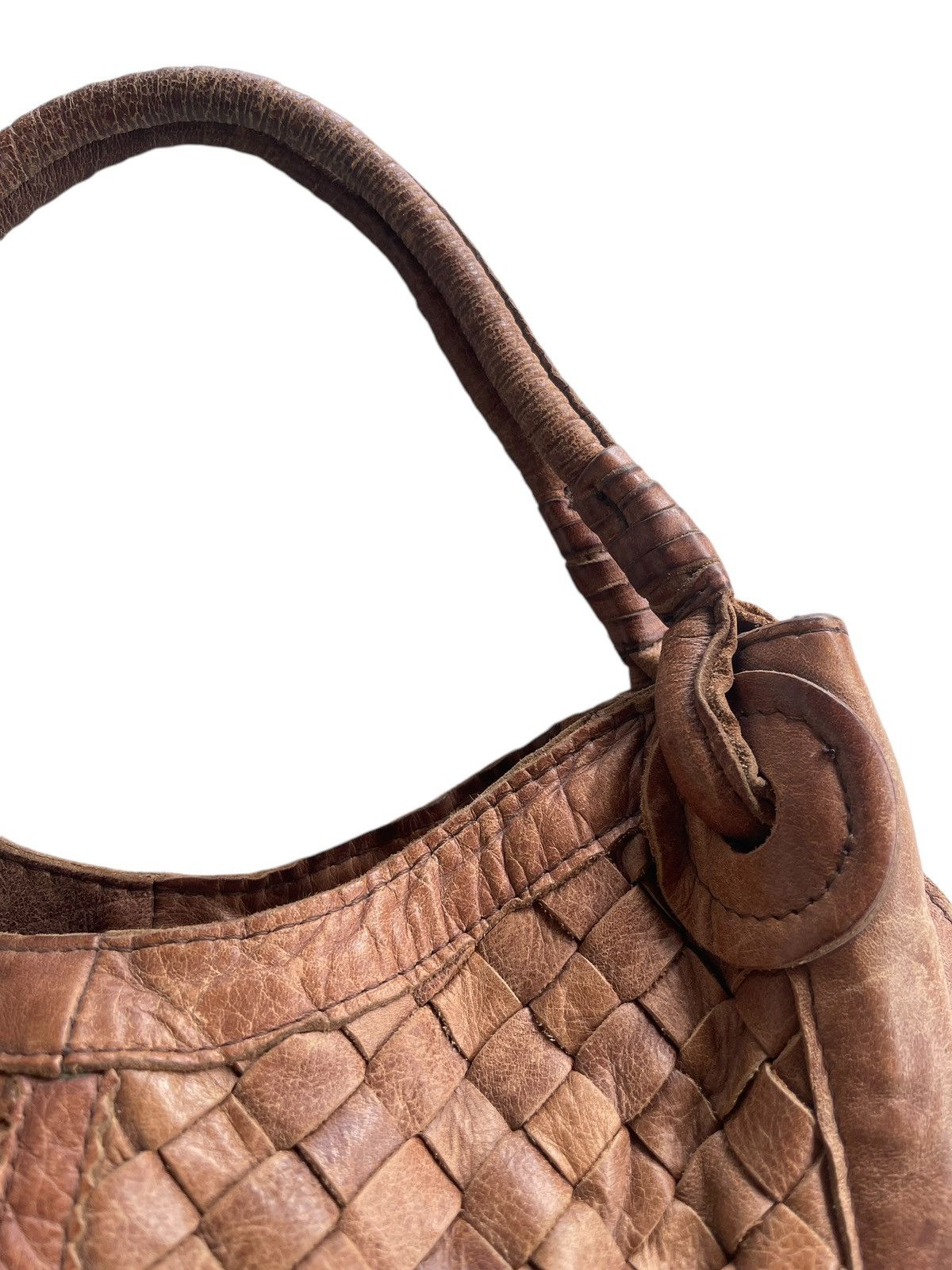 GOA GOA Woven Leather Tote Bag Size ONE SIZE - 12 Thumbnail