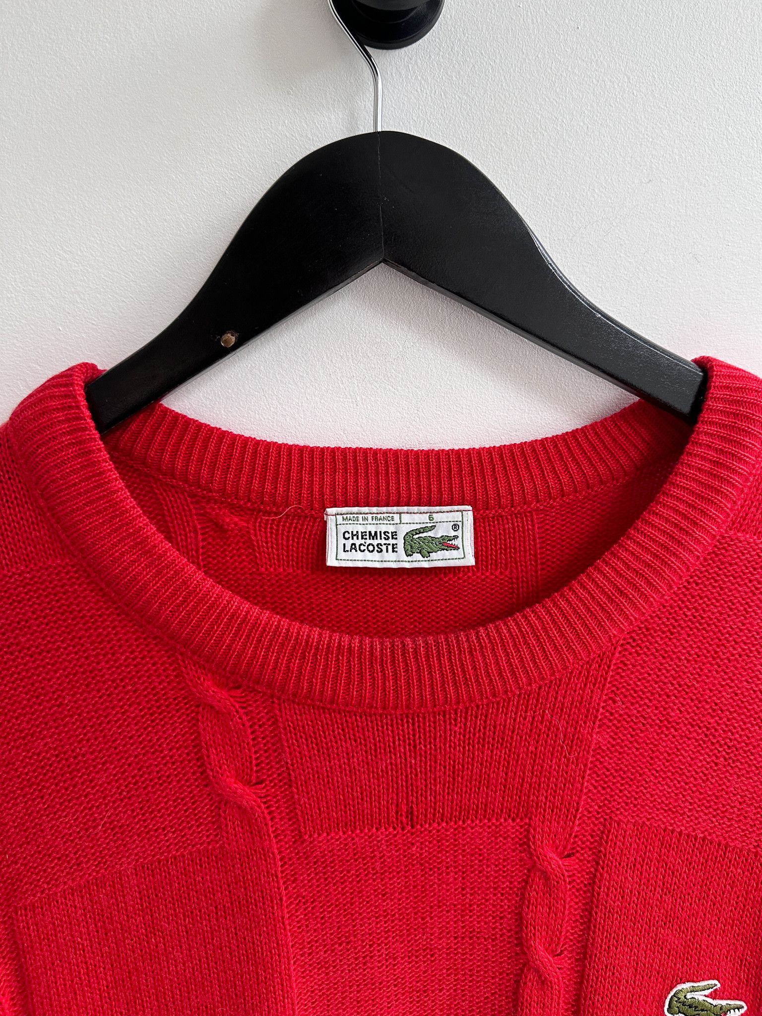 Lacoste Vintage Lacoste Chemise Jumper Sweater Size US L / EU 52-54 / 3 - 5 Thumbnail