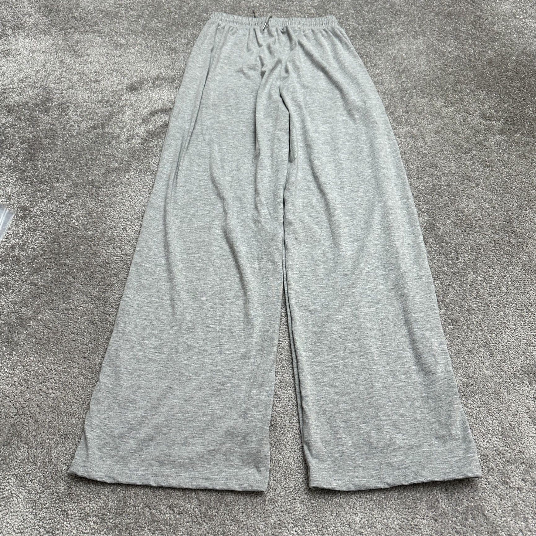 Vintage VINTAGE? No, Unbranded Lounge Sweat Pants Mens Small Gray Elastic Drawstring Straight 25x31 Size US 29 - 2 Thumbnail