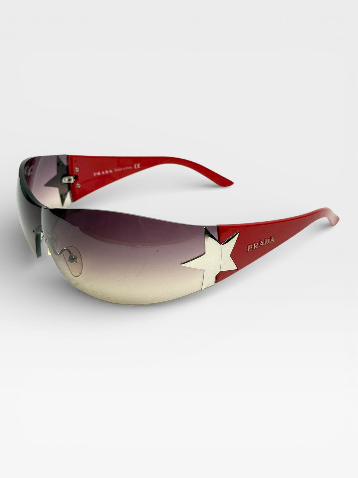 Prada Y2K ICONIC PRADA CHROME STAR SUNGLASSES Size ONE SIZE - 1 Thumbnail