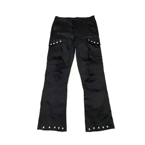 Other zipper rivet flared yuppie punk remake cargo pants Size US 30 / EU 46 - 2 Thumbnail