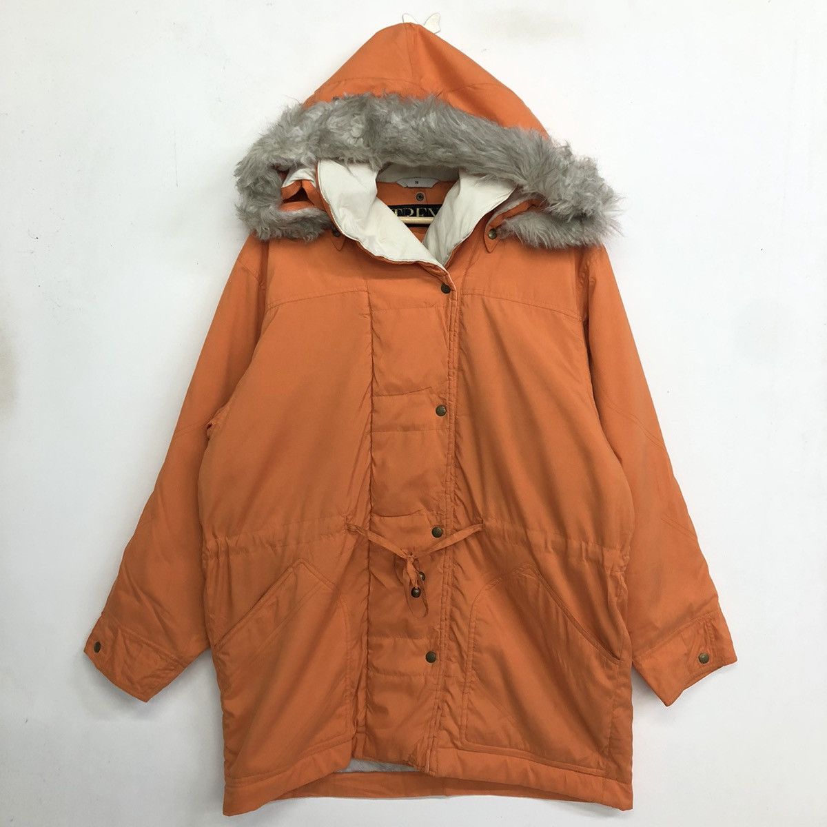 Japanese Brand Trent Winter Hoodie Fur Long Jacket Size US L / EU 52-54 / 3 - 3 Thumbnail