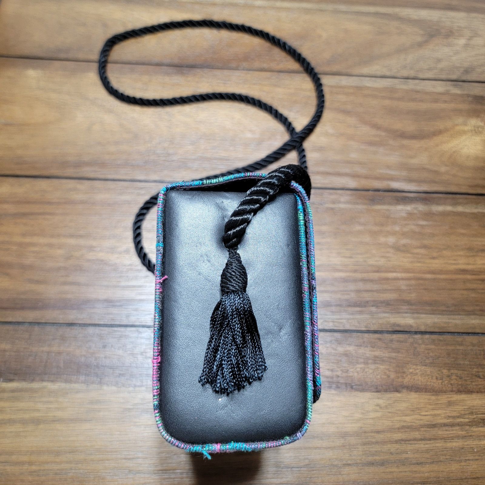 Other Small Hard Shell Shoulder Bag w/ Tassels (NO tags) Size ONE SIZE - 6 Thumbnail