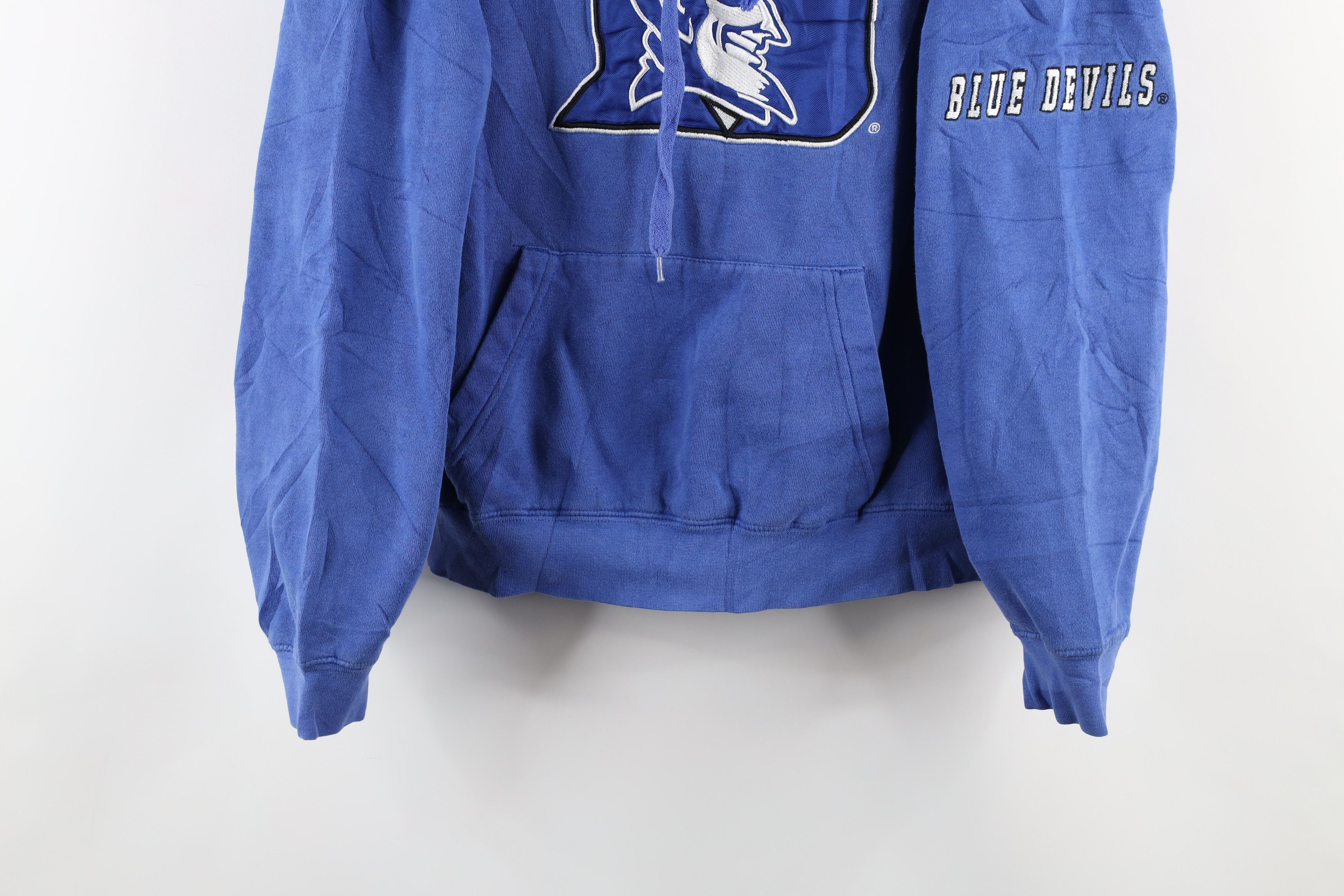 Vintage Vintage Spell Out Duke University Hoodie Sweatshirt Blue Size US S / EU 44-46 / 1 - 3 Thumbnail