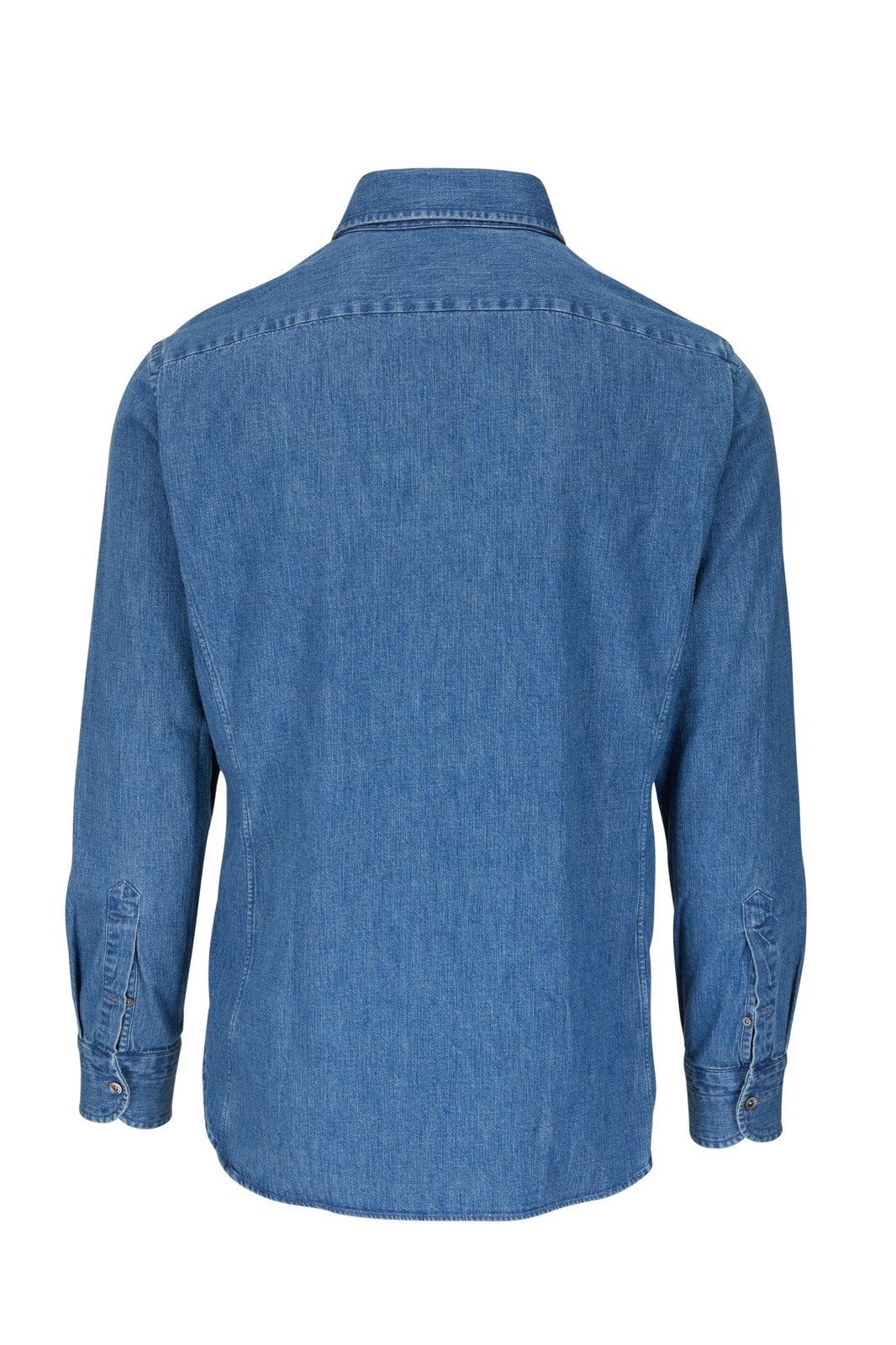 Tom Ford Tom Ford Blue Denim Shirt Size US S / EU 44-46 / 1 - 11 Thumbnail