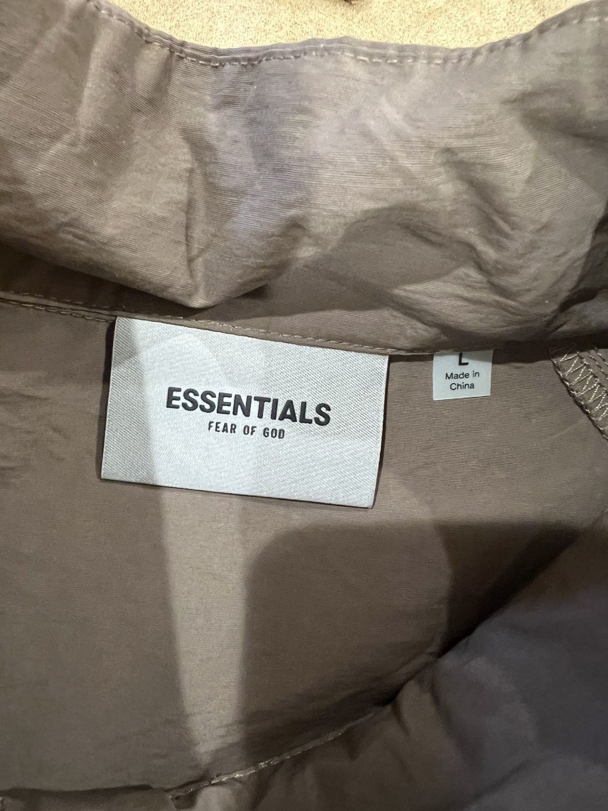 Fear of God SSENSE exclusive Essentials half zip track jacket | Grailed