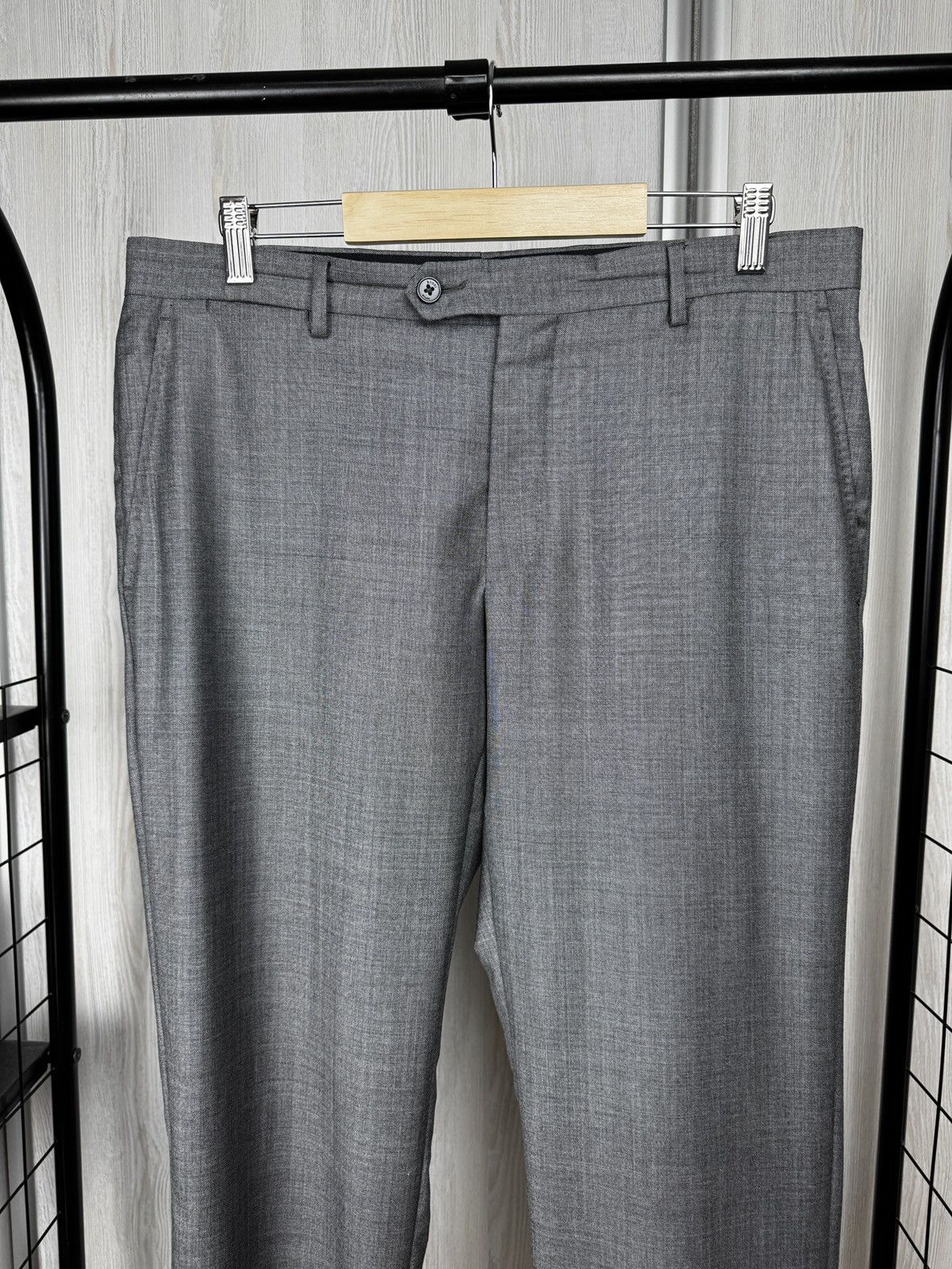 Boggi Boggi Milano Grey 110s Wool 2 pieces made in italy suit Size 40R - 14 Thumbnail