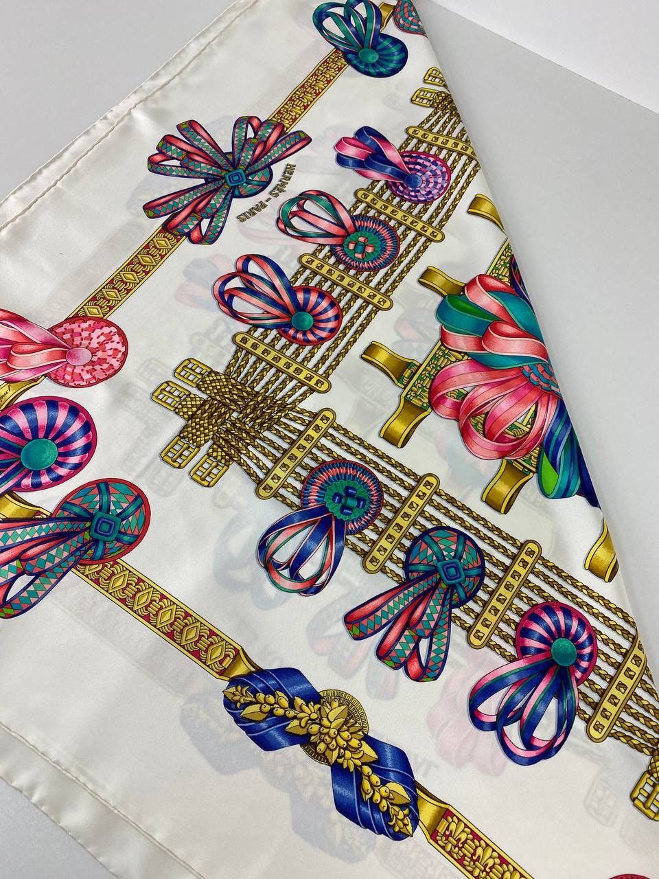 Hermes Hermes 90s Les Rubans Du Cheval scarf Size ONE SIZE - 3 Thumbnail