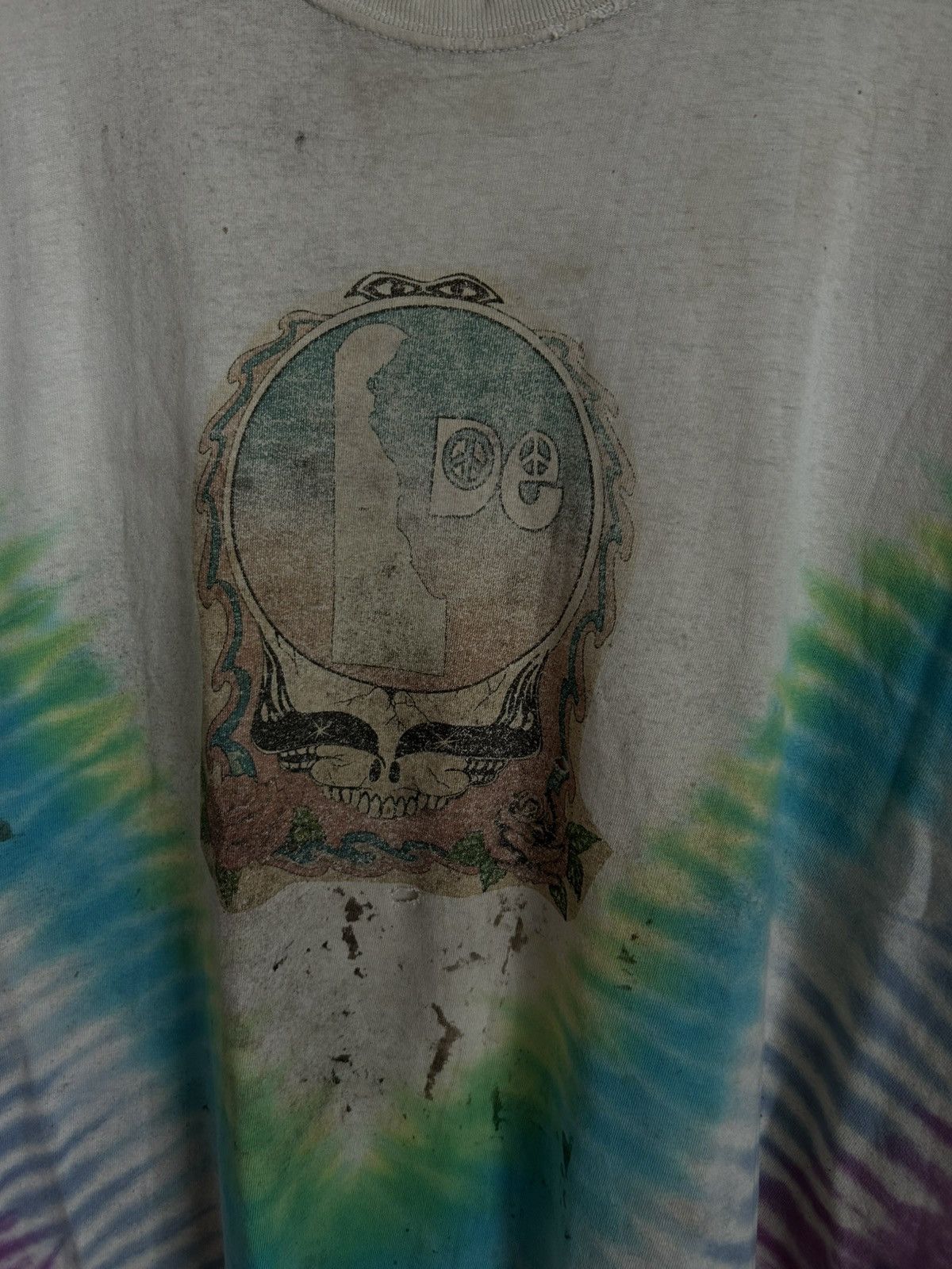 Band Tees Vintage Grateful Dead Delaware Thrashed Tee Shirt ERD Paly Size US XL / EU 56 / 4 - 2 Thumbnail
