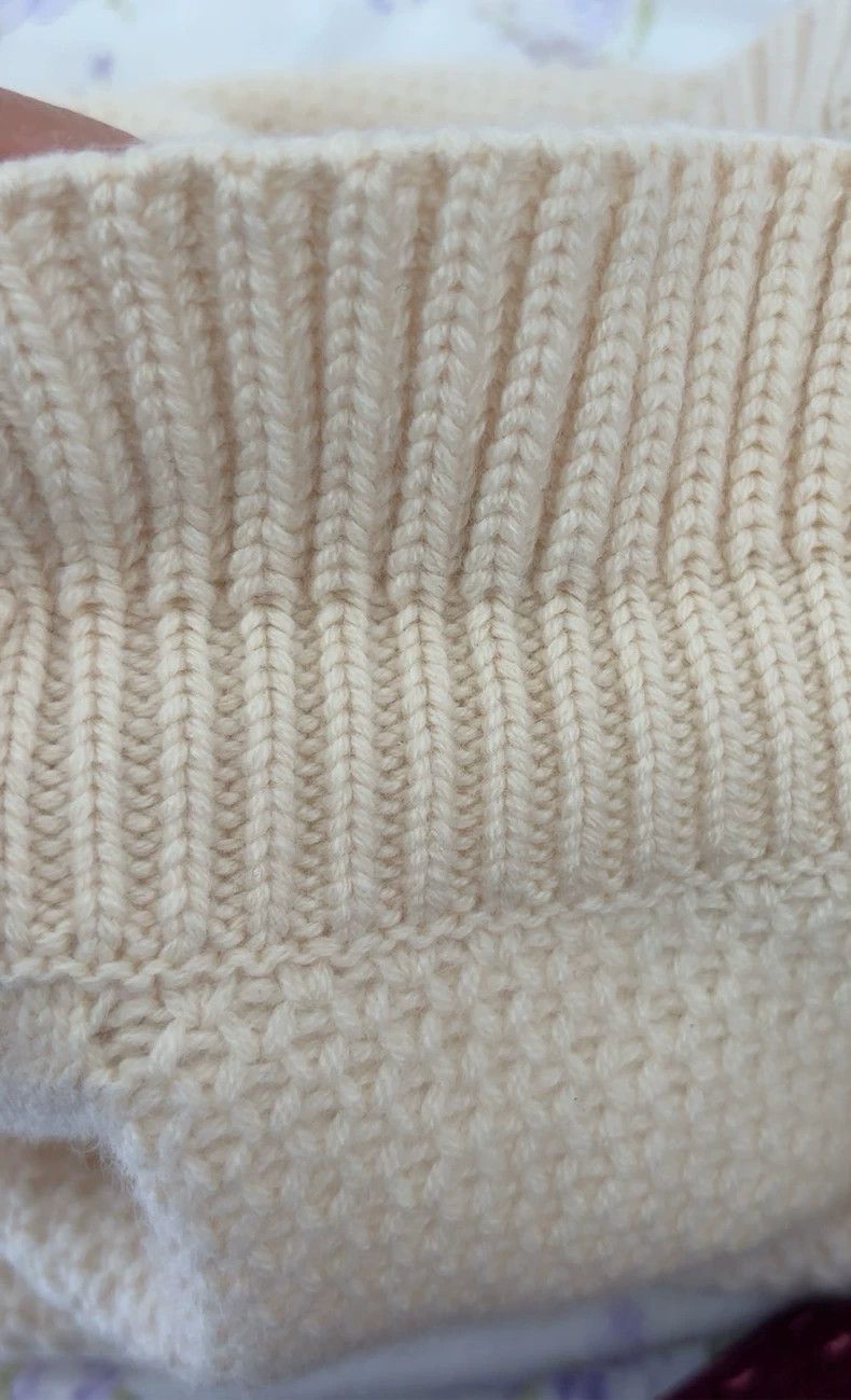 Ermenegildo Zegna Loro Piana Cream Cashmere Sweater- Size US L / EU 52-54 / 3 - 5 Thumbnail