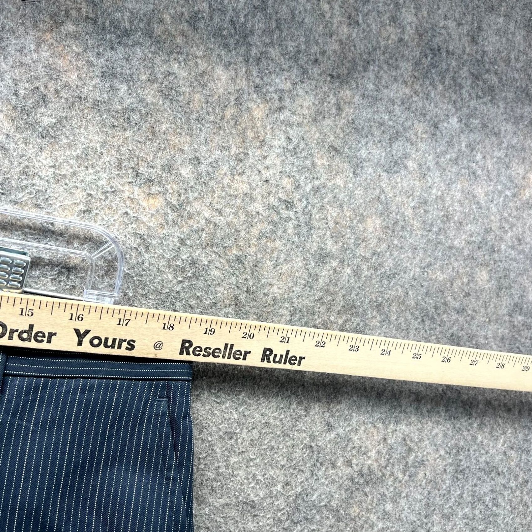 Vintage Greg Norman Shorts Mens 36 Chino Flat Front Cotton Striped Black Blue Fall Summer 9in Inseam Regular Rise Button Closure Vintage: No Mens Size US 36 / EU 52 - 3 Thumbnail