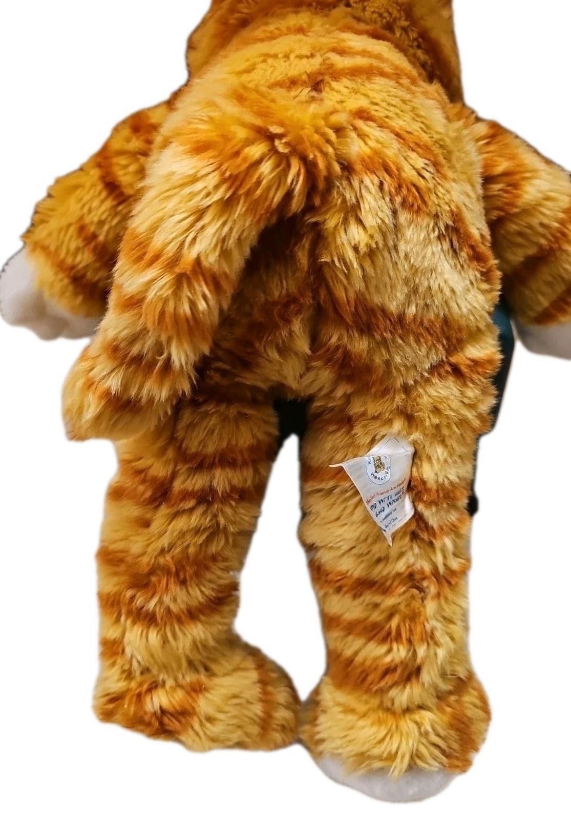 Other Build A Bear Vtg 90s Orange Tabby Striped Kitty Cat Plush Size ONE SIZE - 4 Thumbnail