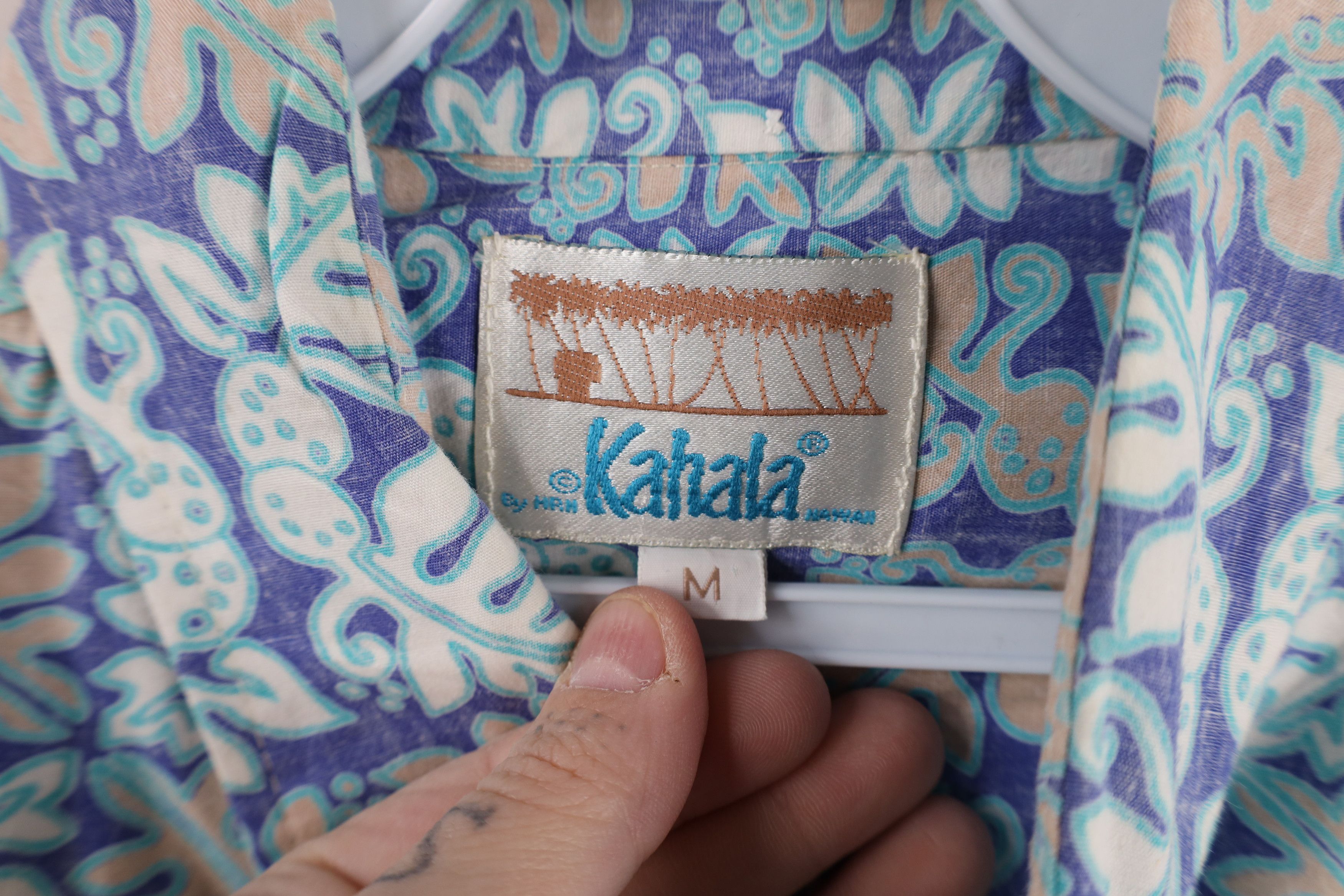 Vintage Vintage 90s Streetwear Floral Hawaiian Button Down Polo USA Size US M / EU 48-50 / 2 - 7 Thumbnail