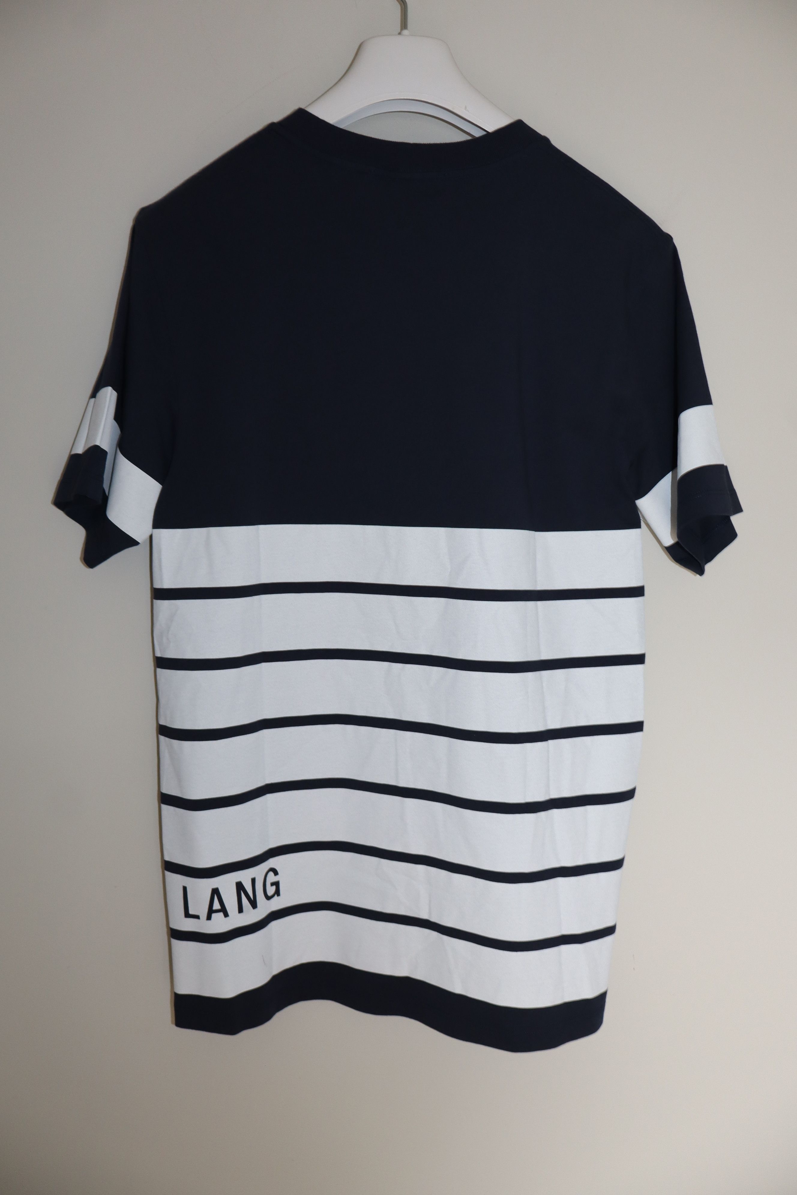 Helmut Lang logo stripes t-shirt Size US XS / EU 42 / 0 - 6 Thumbnail