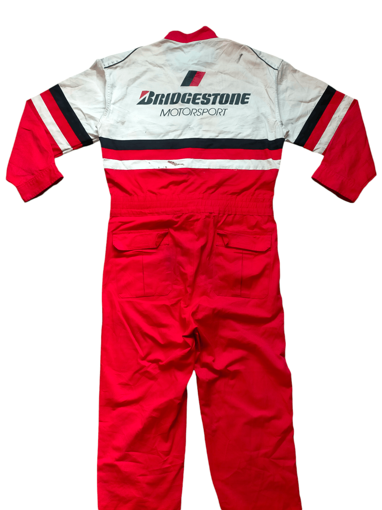 Japanese Brand Bridgestone Motorsport Coverall Jumpsuit Vintage Size US 34 / EU 50 - 3 Thumbnail