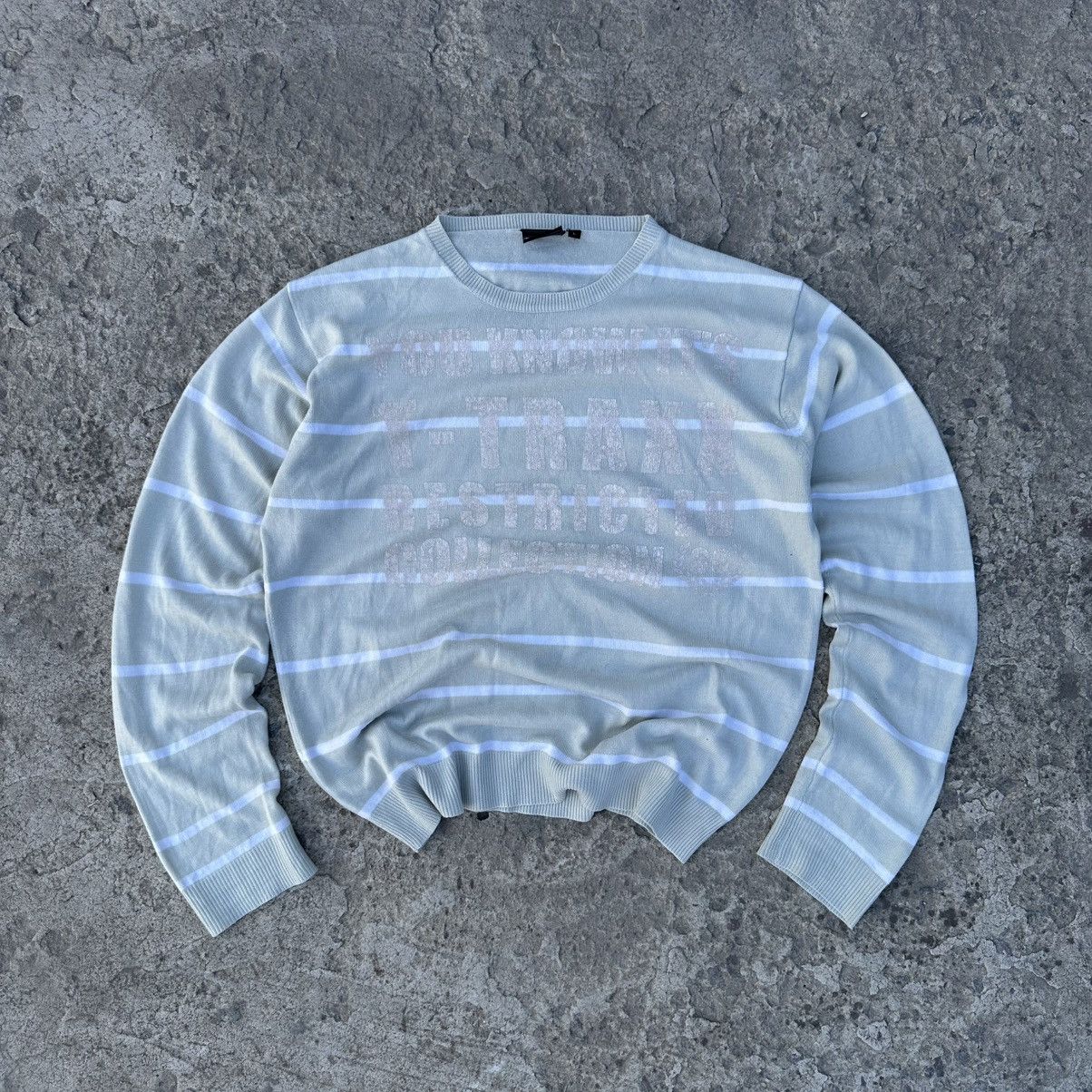Grunt Style Vintage Japanese Style Knit Sweater T-Traxx Y2K USA Grunge Size US L / EU 52-54 / 3 - 1 Thumbnail