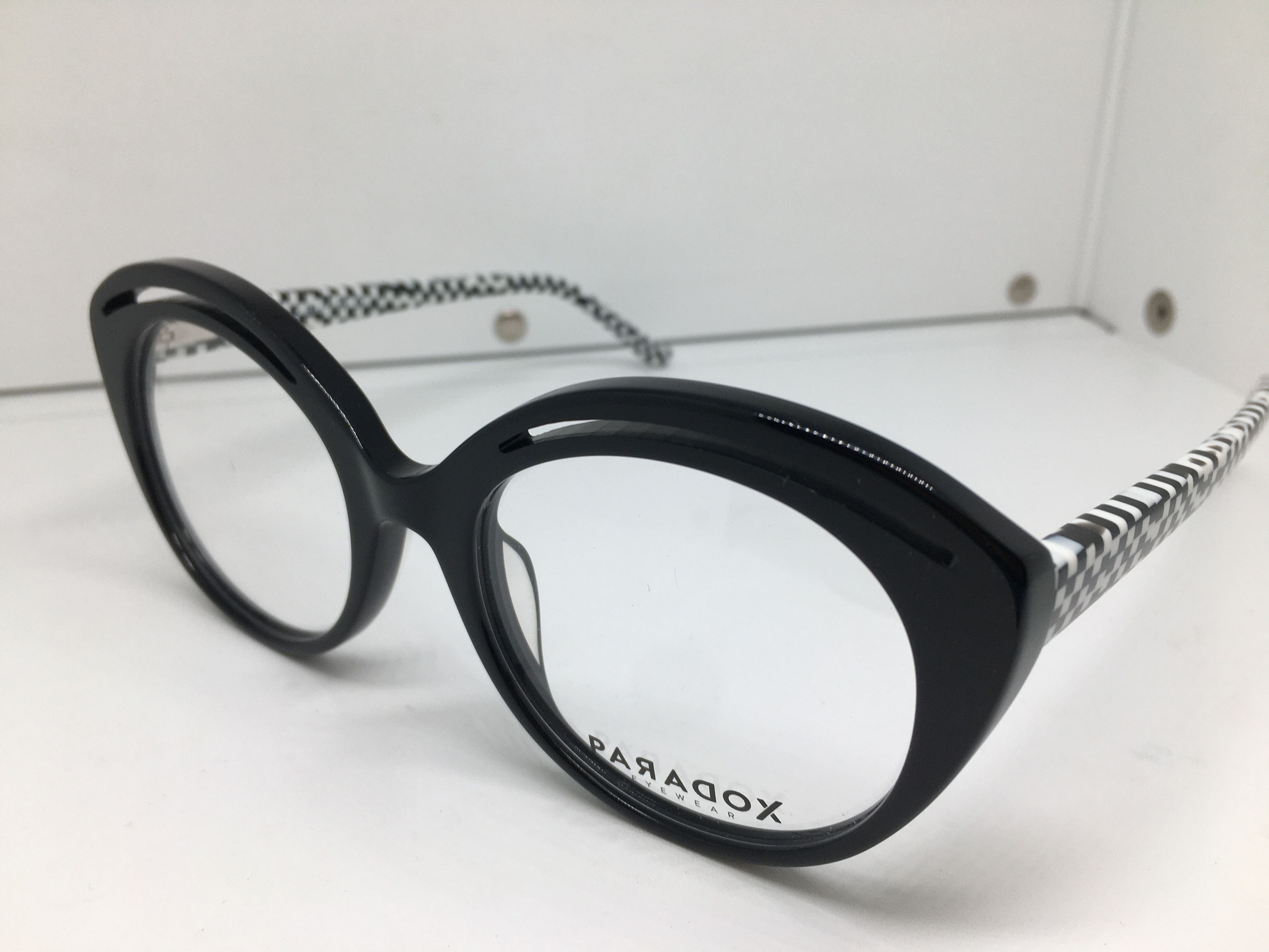 Other Paradox Op Art Cateye Eyeglasses Frame Diva Girls Size ONE SIZE - 3 Thumbnail