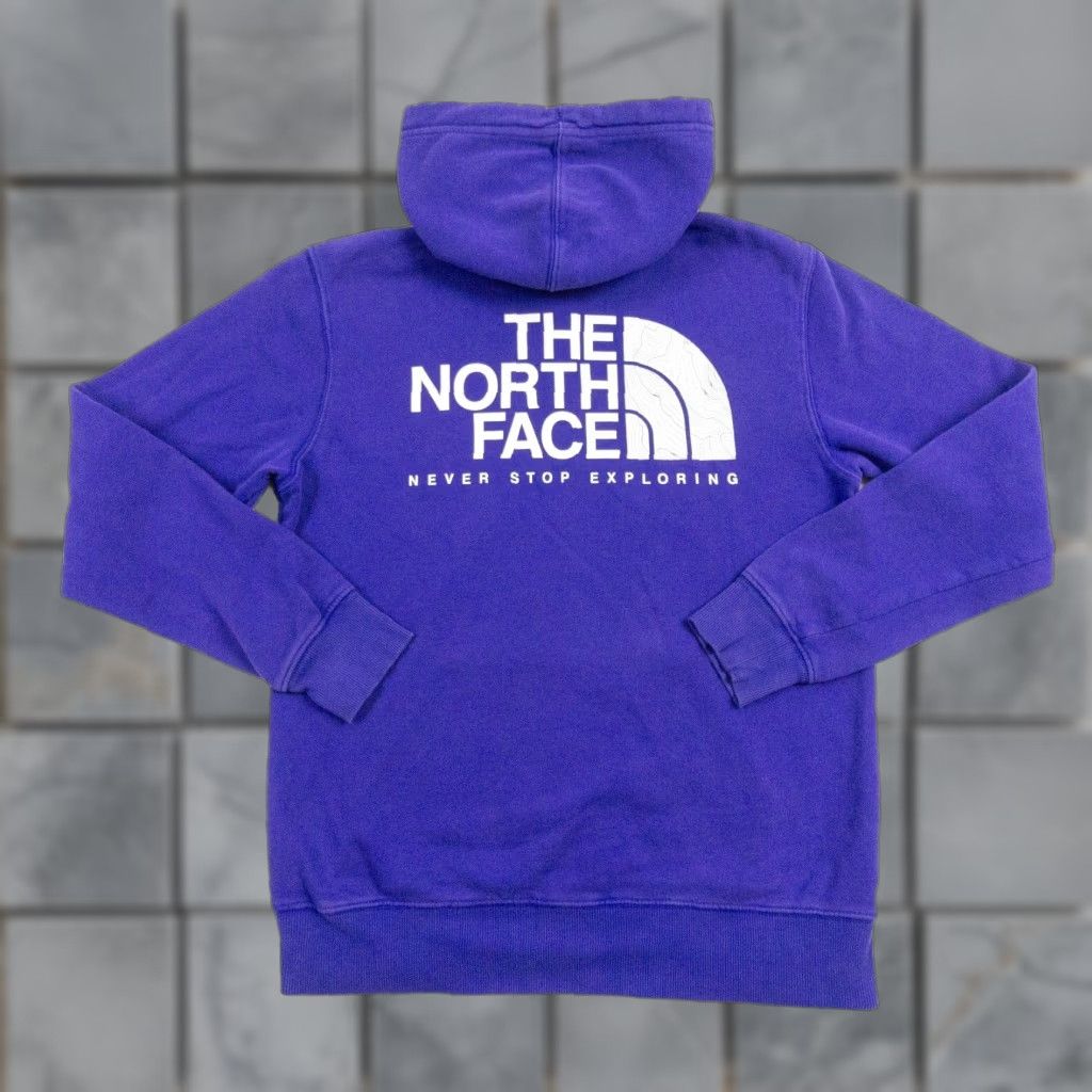 The North Face The North Face Adult Hooded Sweatshirt Mens Small Blue Pullover Regular Fit Logo Graphic Winter Jacket Style Hoodie Size US S / EU 44-46 / 1 - 1 Thumbnail