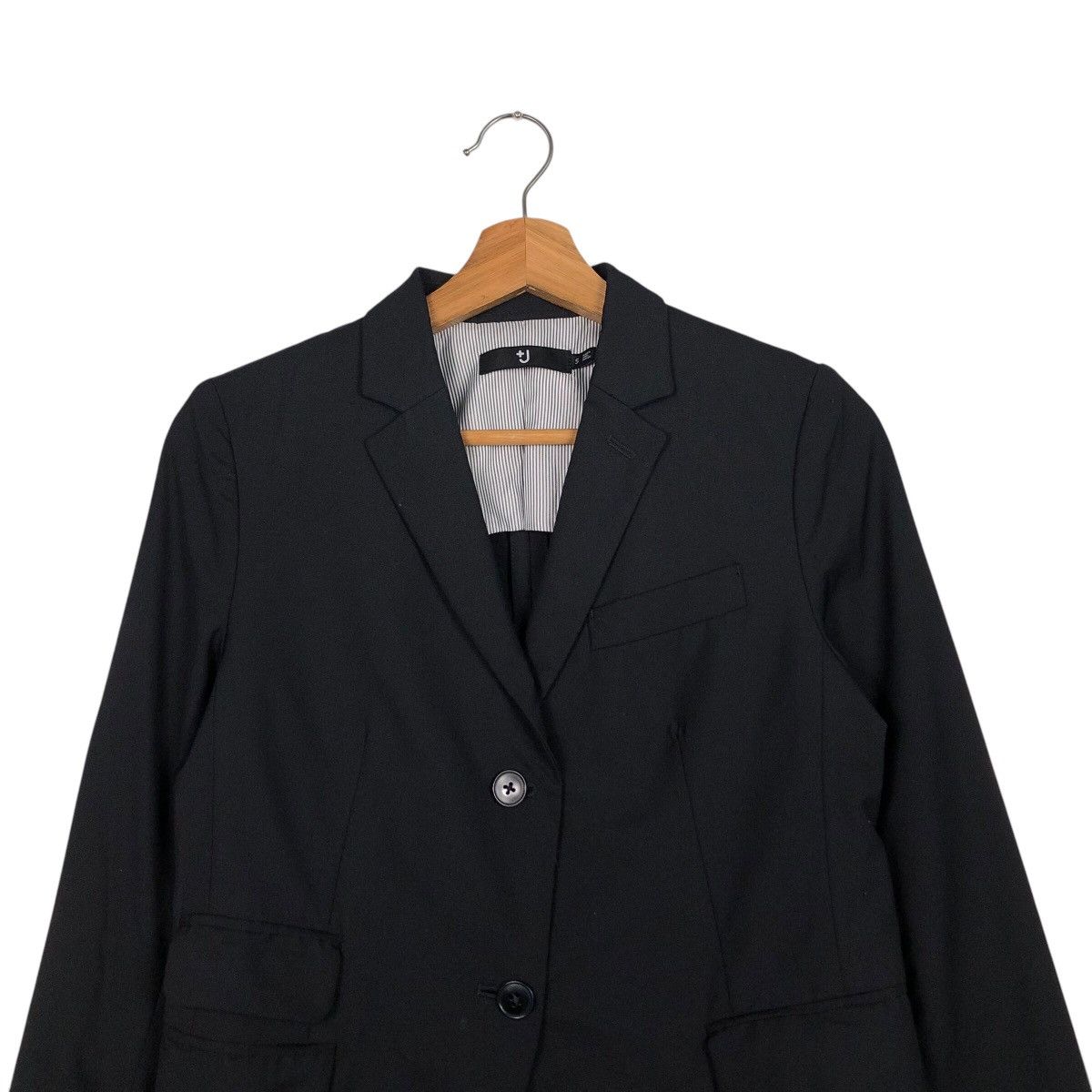 Jil Sander 📌Rich Black Vintage Chore Worker Jacket J+ Jill Sander Size US S / EU 44-46 / 1 - 4 Thumbnail