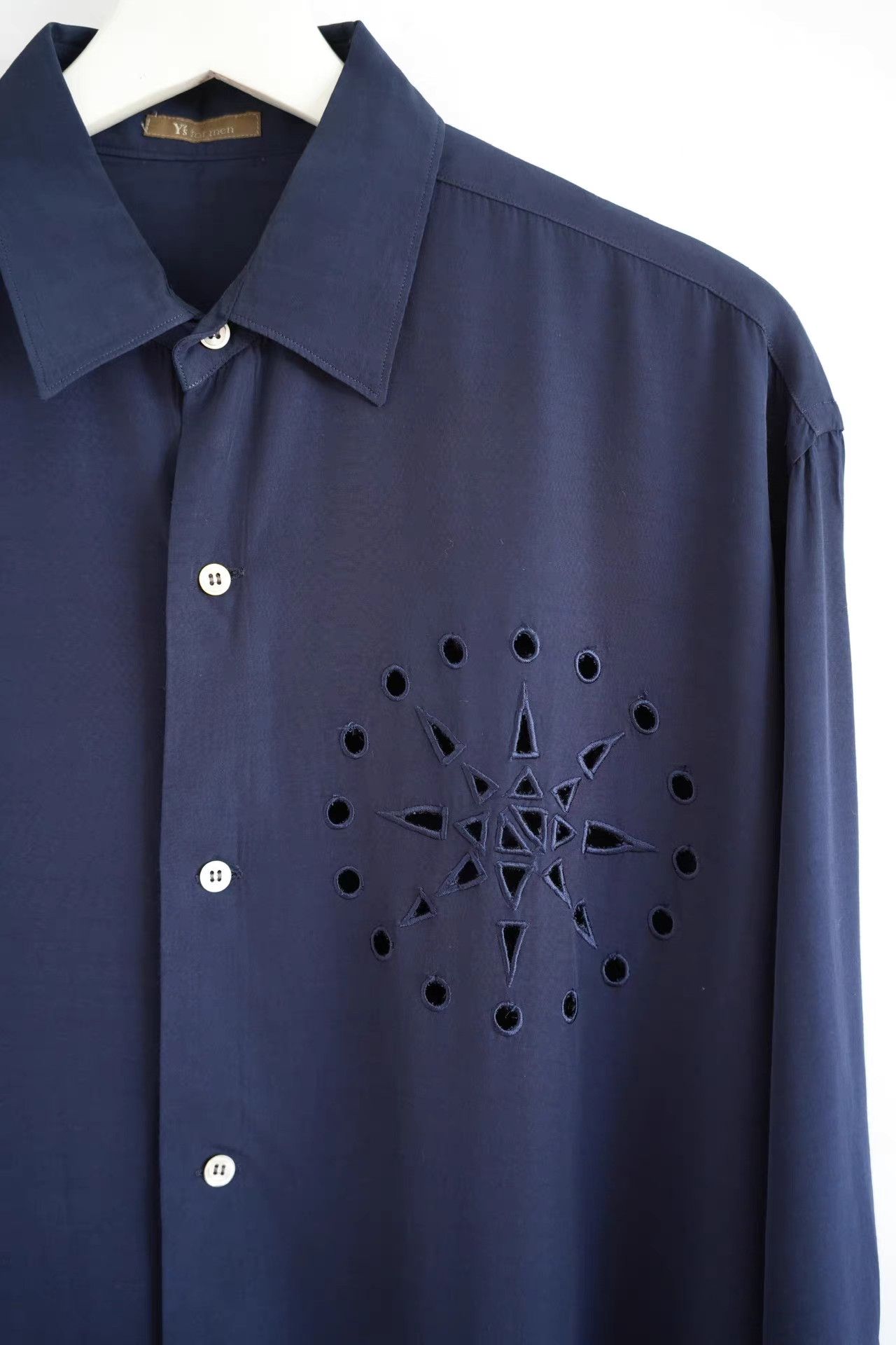 Yohji Yamamoto Yohji Yamamoto 92ss Original Fireworks Cutout Shirt K4 Size US L / EU 52-54 / 3 - 4 Thumbnail