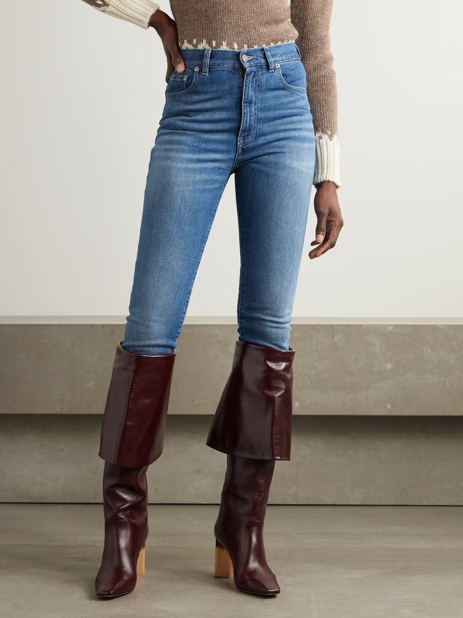 Chloe o1y0825 Bootcut Jeans in Blue Size 26" / US 2 / IT 38 - 3 Thumbnail